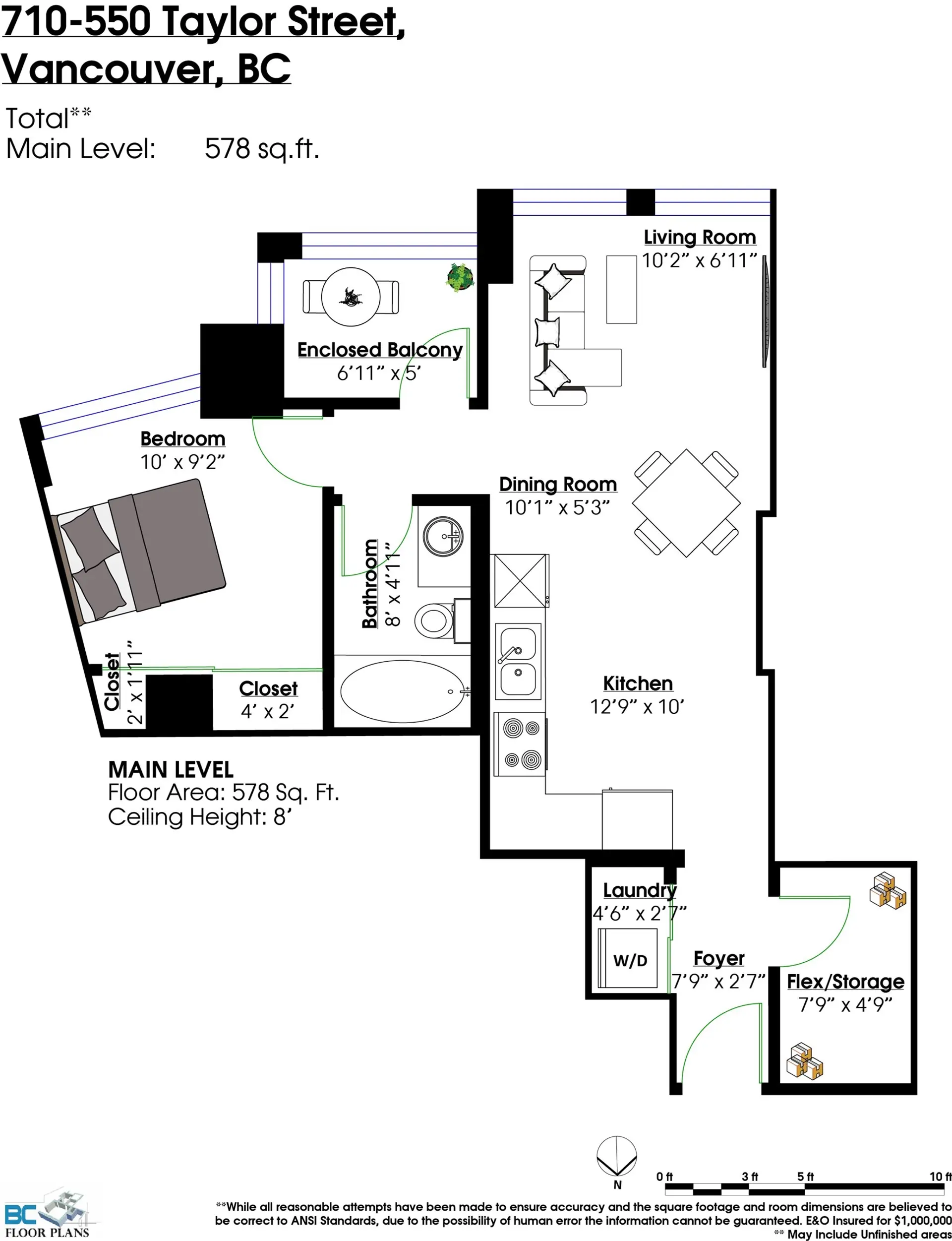 Property at #710 550 Taylor Street, Vancouver, BC