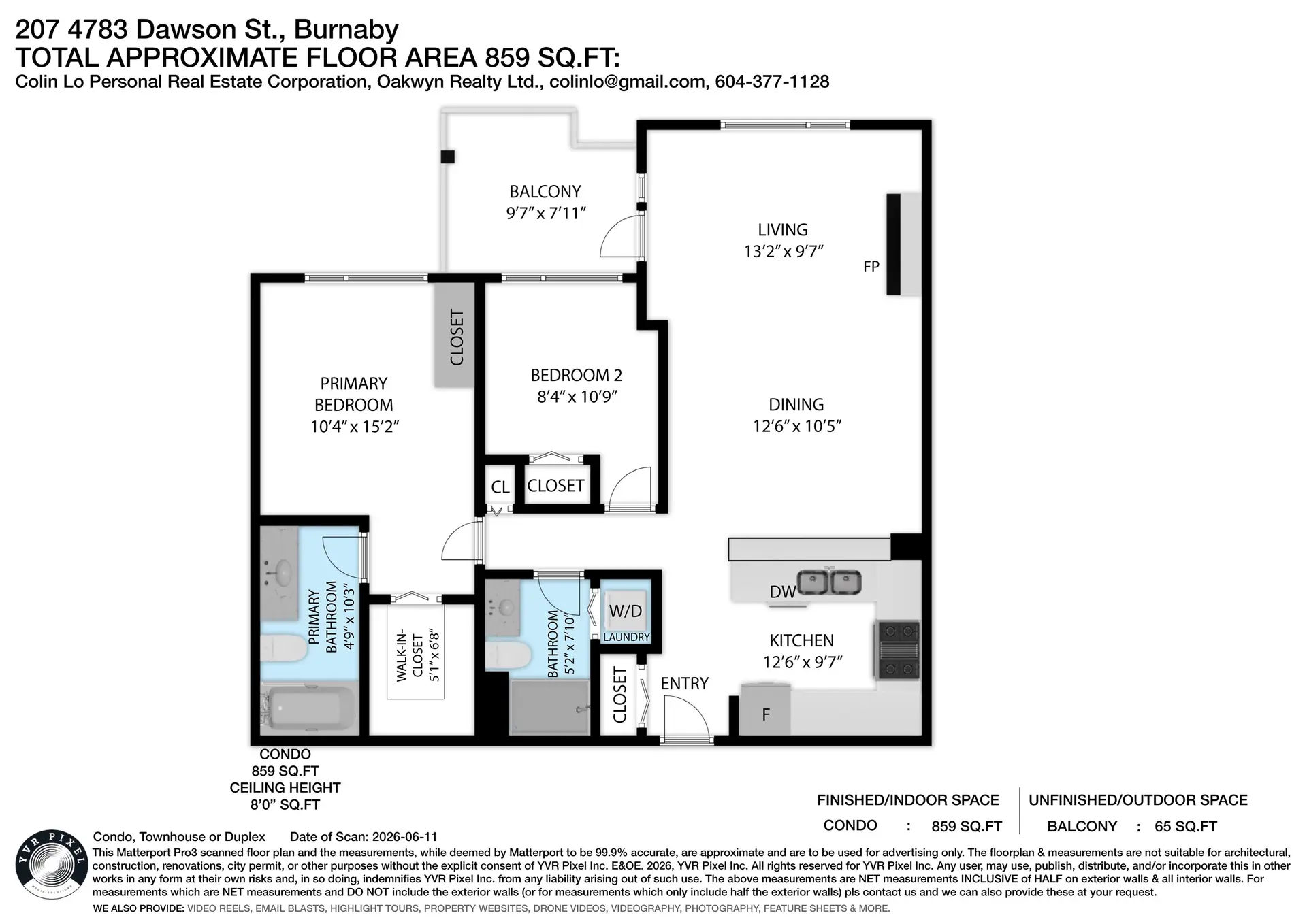 Property at #207 4783 Dawson Street, Burnaby, BC