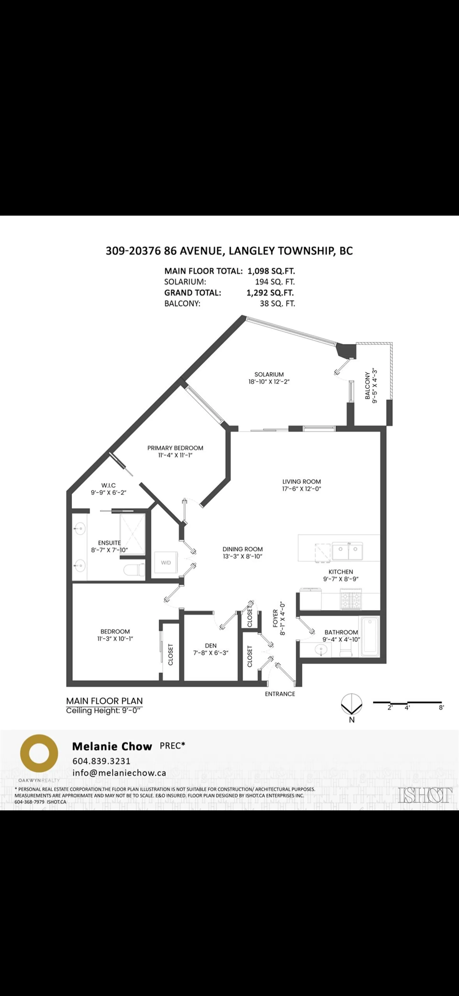 Property at #309 20376 86 Avenue, Langley, BC