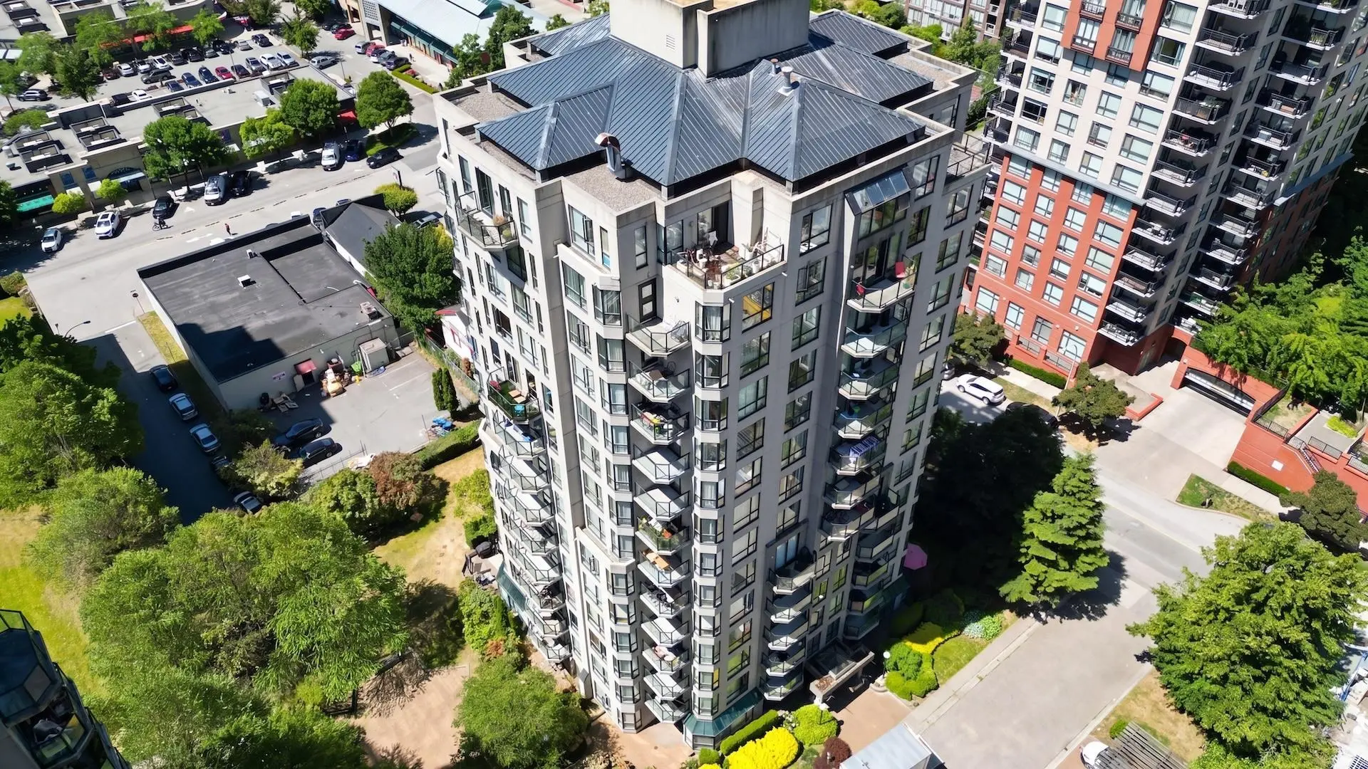 Property at #1405 838 Agnes Street, New Westminster, BC