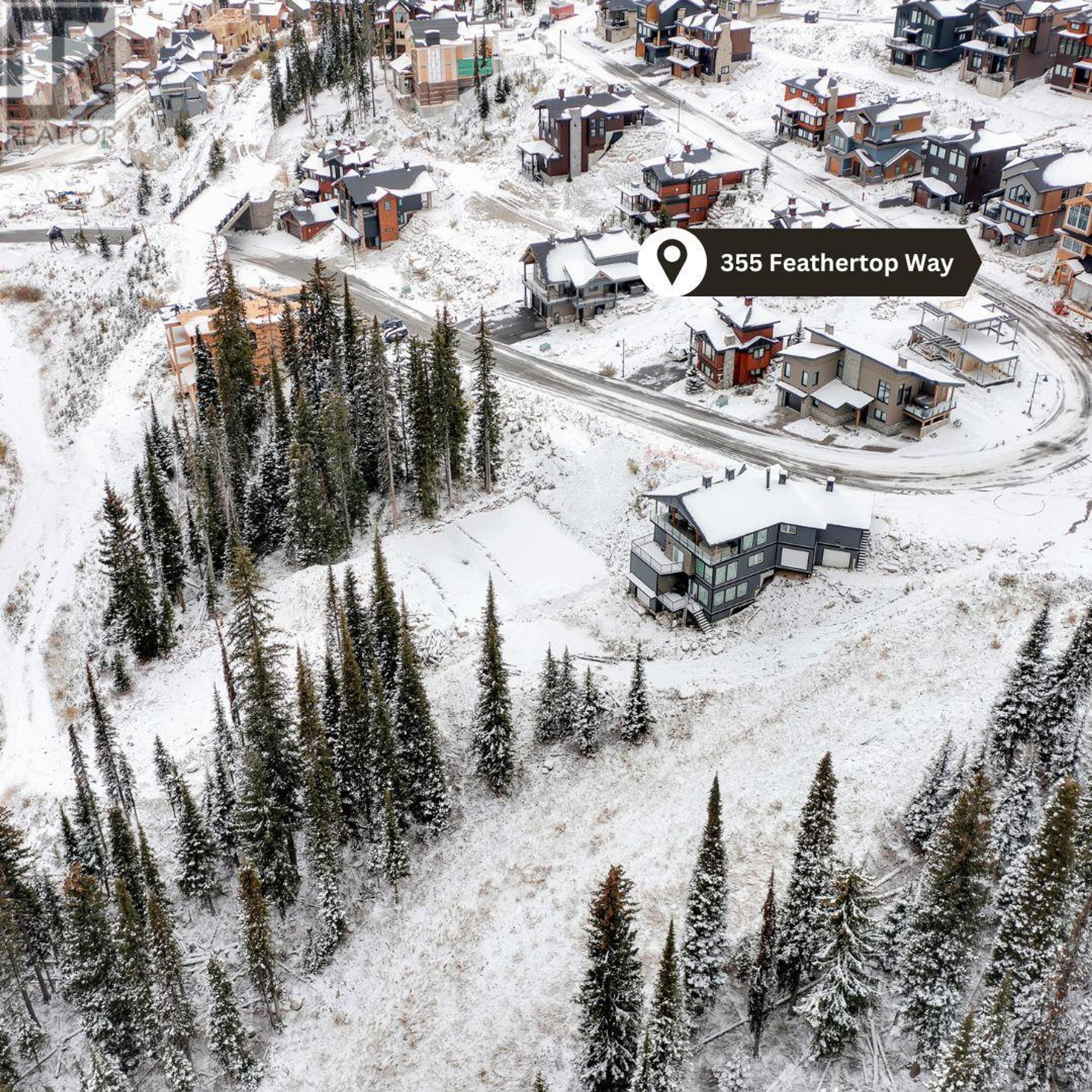 440 Feathertop Way Lot# 51, Big White - Exteriors - Drone/Aerial View, Full Complex View, Marked/Pin - Photo 6