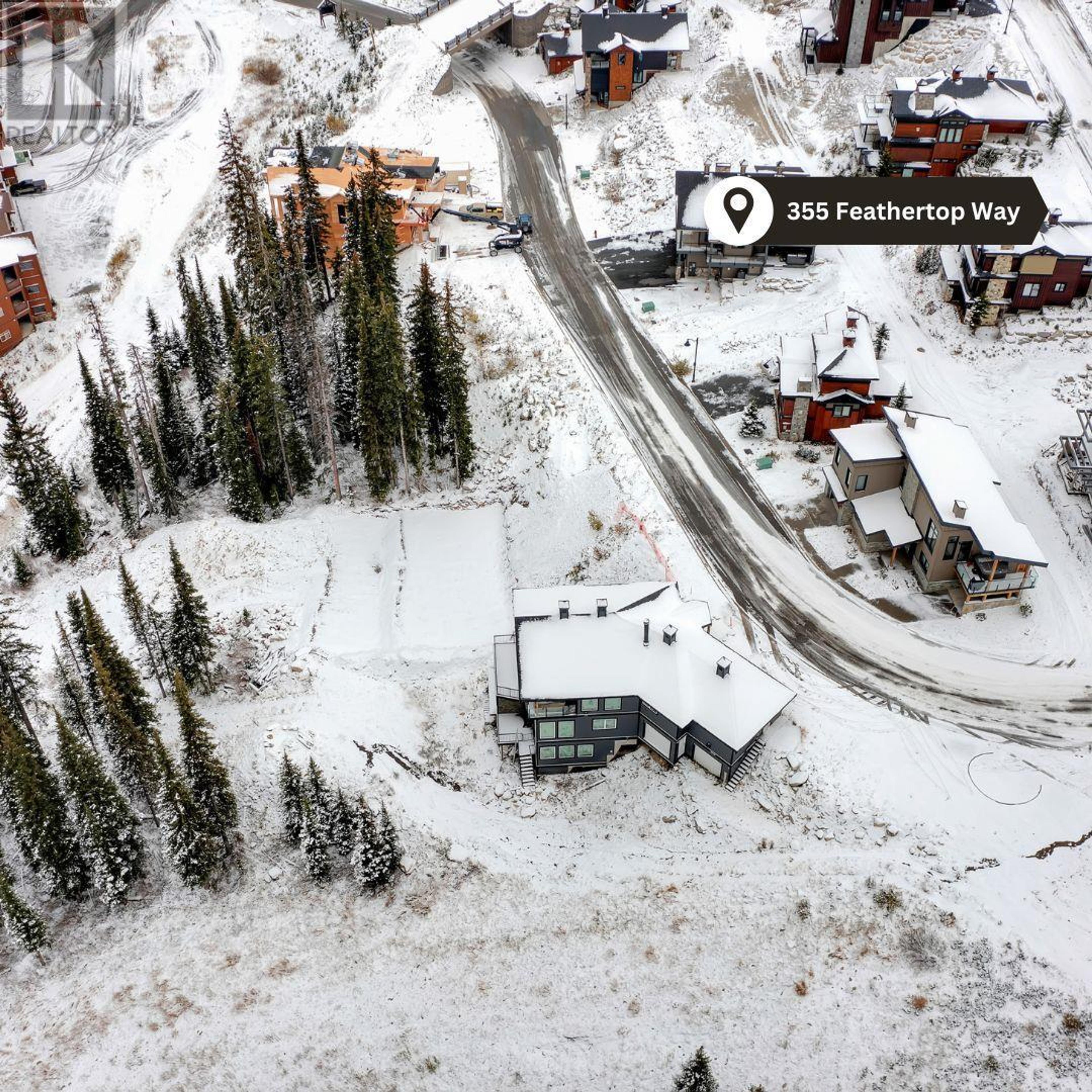 440 Feathertop Way Lot# 51, Big White - Exteriors - Drone/Aerial View, Marked/Pin - Photo 9