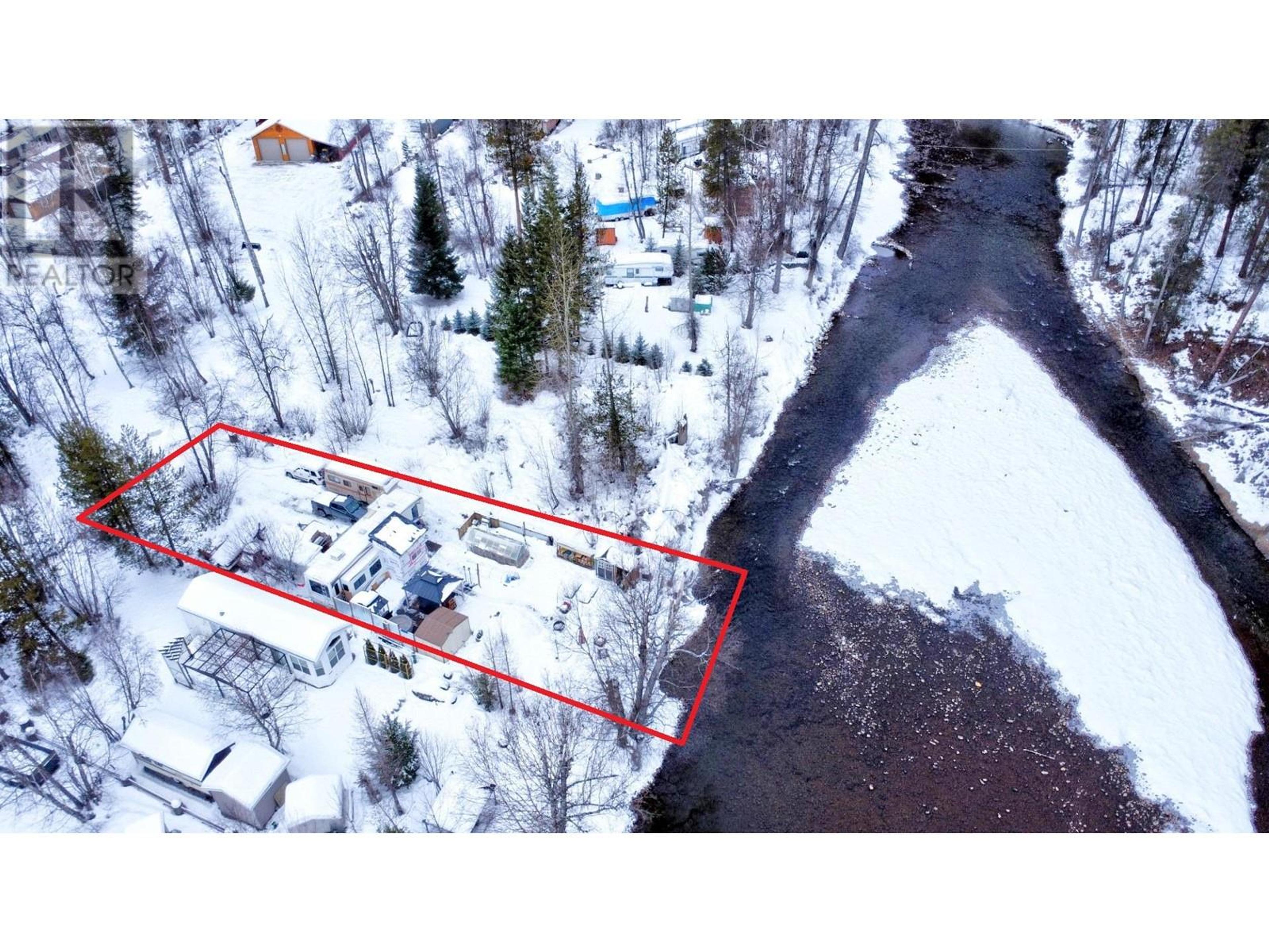 8440 Highway 3 and 95 Lot# 135, Yahk - Exteriors - Drone/Aerial View, Marked/Pin, Full Complex View - Photo 1