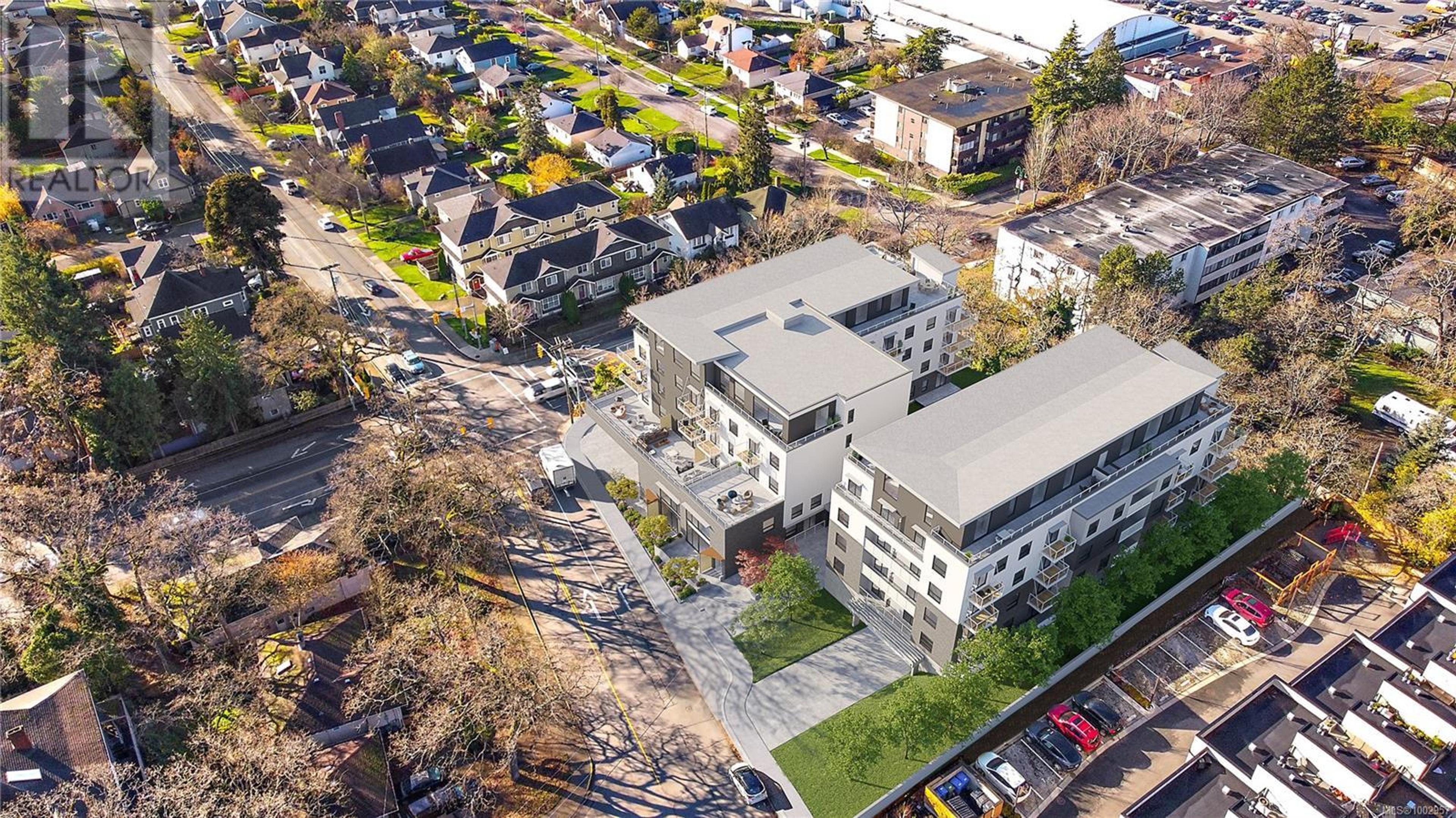 1102 Esquimalt Rd, Esquimalt - Exteriors - Full Complex View, Drone/Aerial View - Photo 3