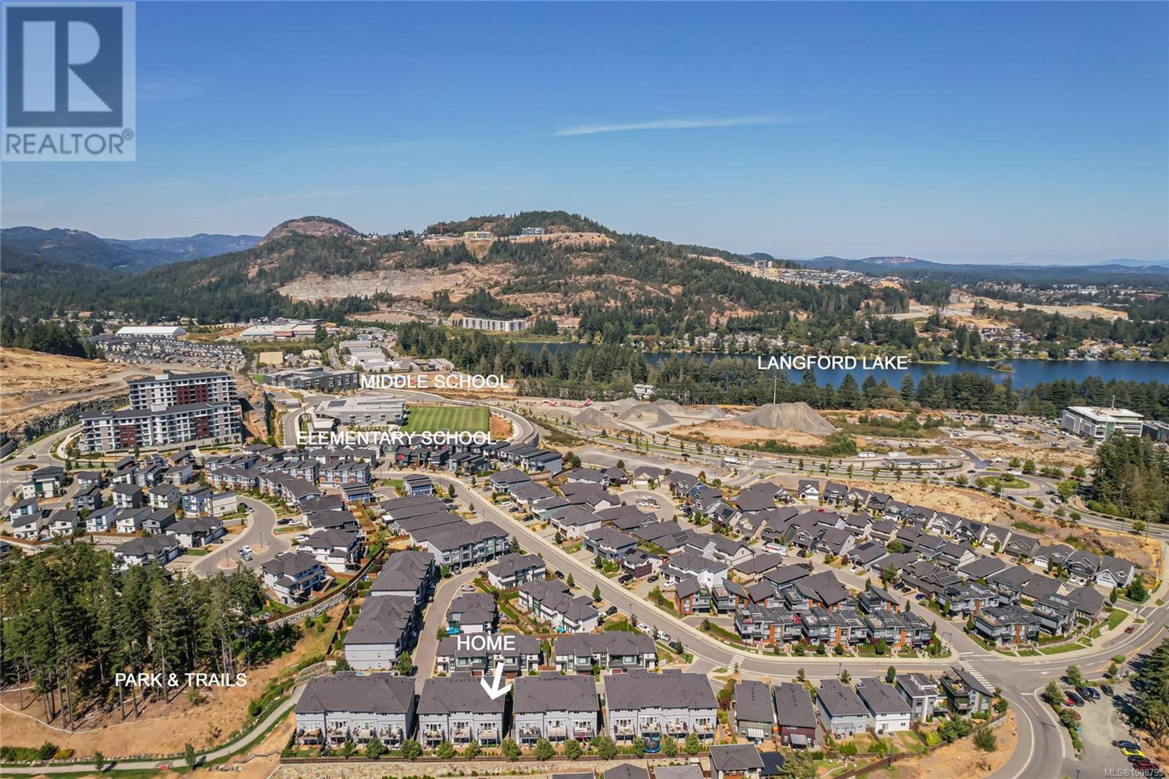 1252 Solstice Cres, Langford - Exteriors - Full Complex View, Drone/Aerial View, Marked/Pin - Photo 5