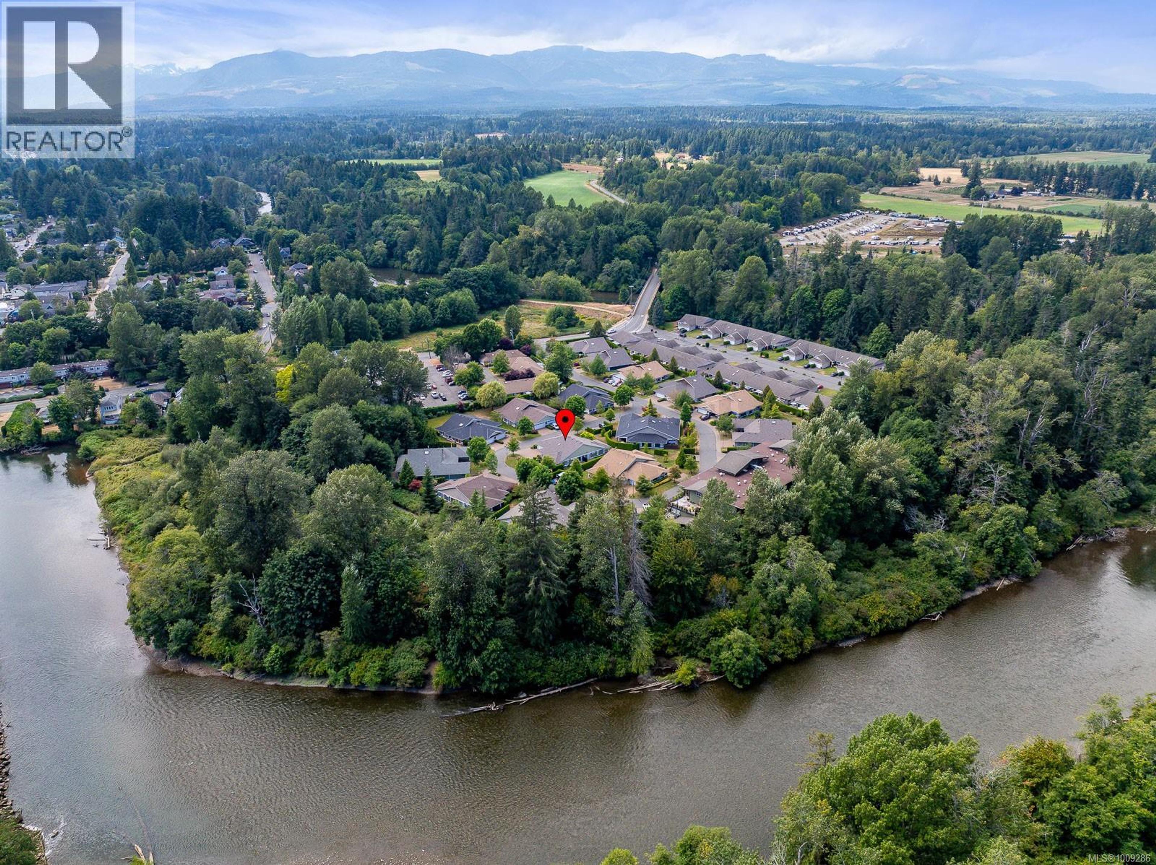 44 Anderton Ave, Courtenay - Exteriors - Full Complex View, Drone/Aerial View, Marked/Pin - Photo 9