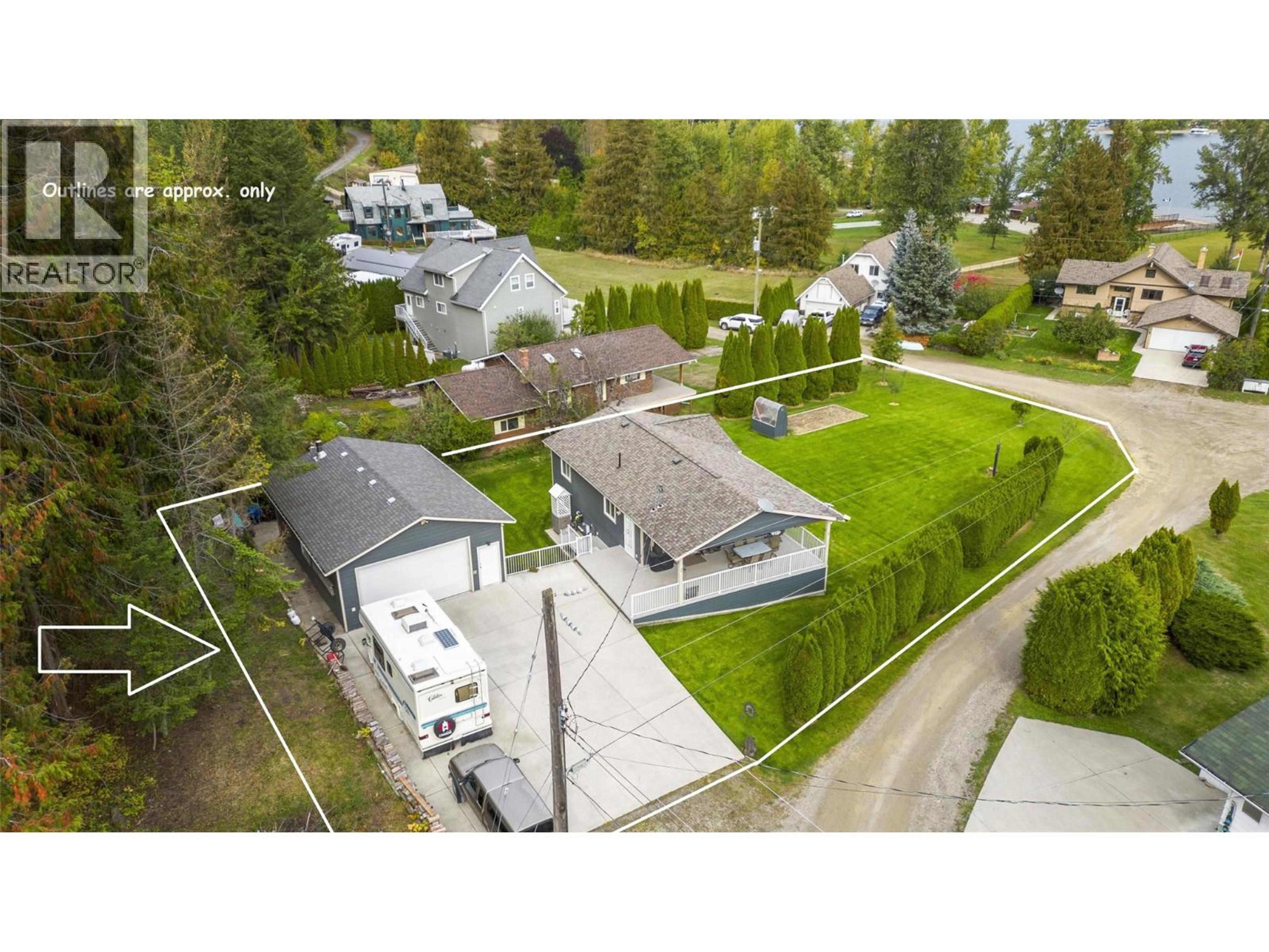 8758 HOLDING Road, Adams Lake - Exteriors - Drone/Aerial View, Marked/Pin - Photo 10