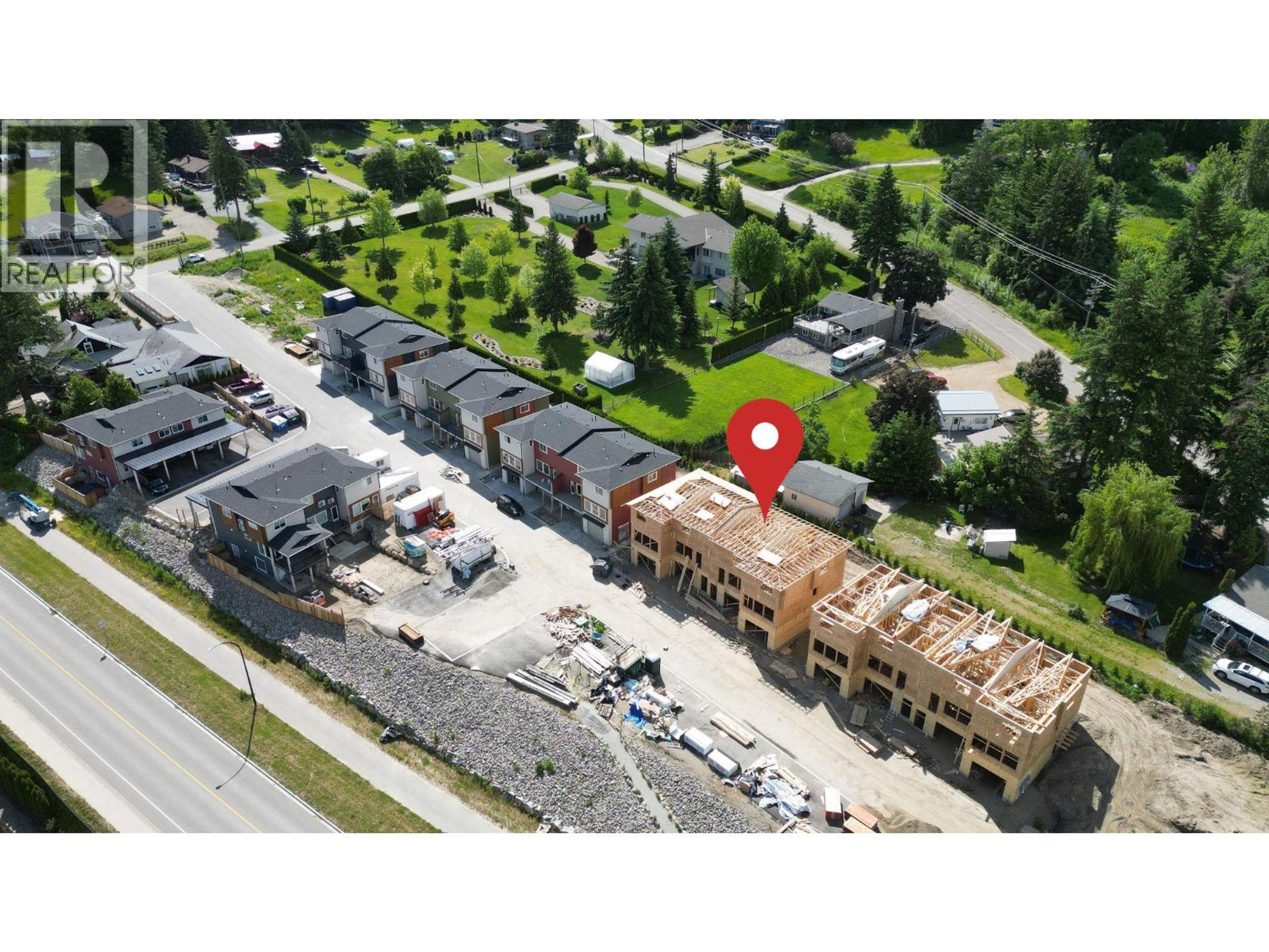 981 12 Street SE, Salmon Arm - Exteriors - Drone/Aerial View, Marked/Pin - Photo 8