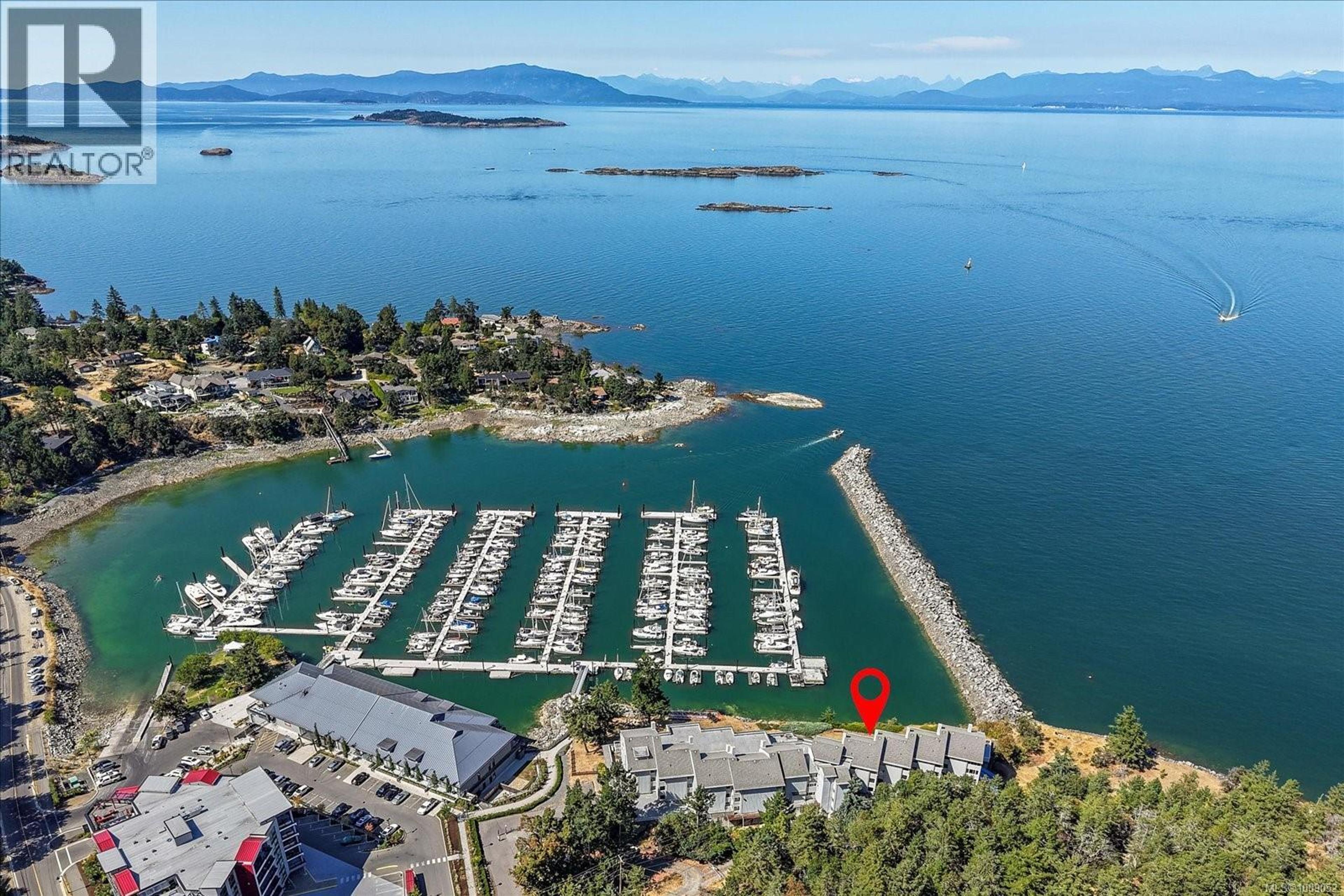 3555 Outrigger Rd, Nanoose Bay - Exteriors - Full Complex View, Drone/Aerial View, Marked/Pin - Photo 1