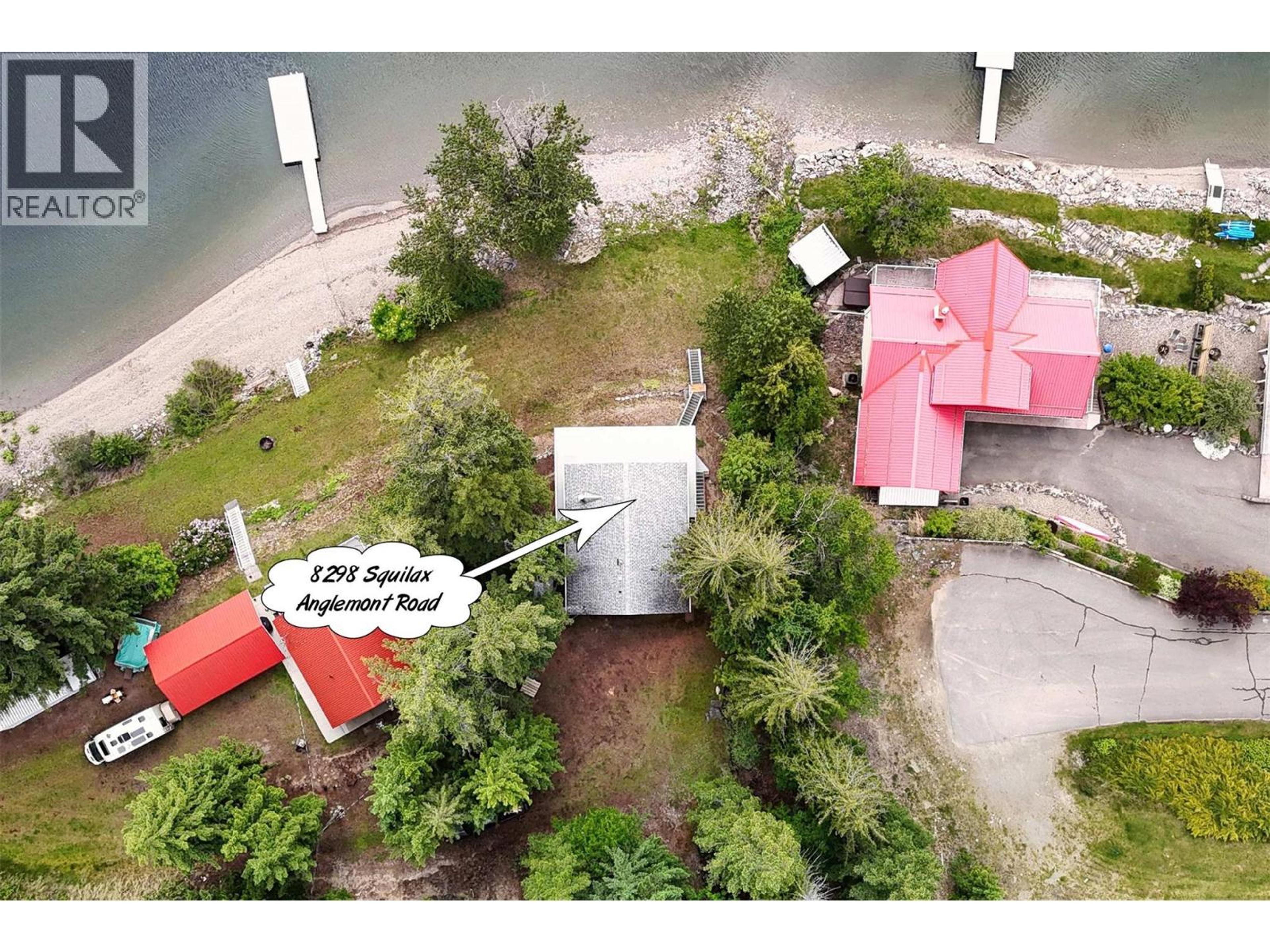 8298 Squilax Anglemont Road, Anglemont - Exteriors - Drone/Aerial View, Marked/Pin - Photo 5