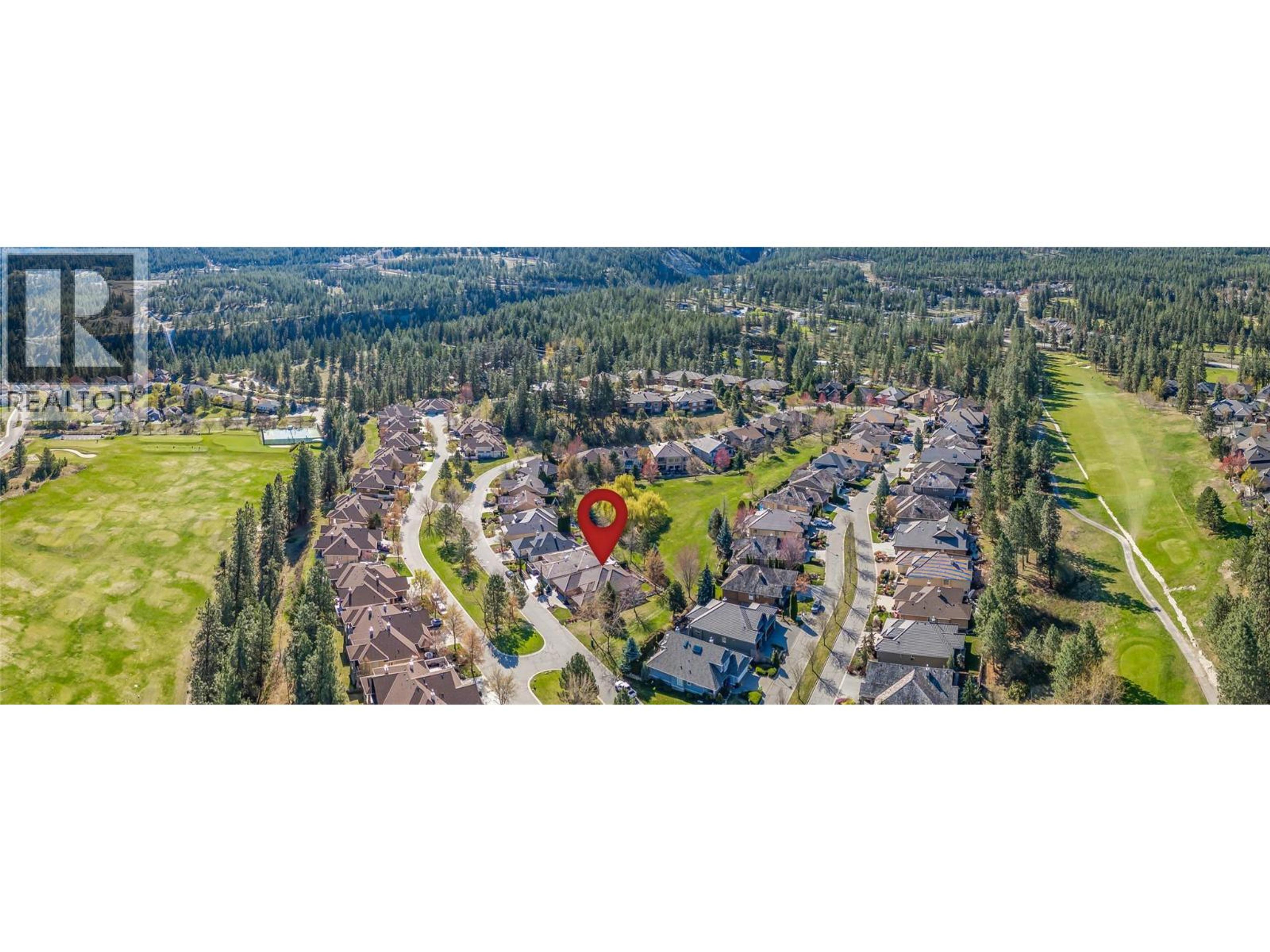 4157 Gallaghers Parkland Drive, Kelowna - Exteriors - Full Complex View, Drone/Aerial View, Marked/Pin - Photo 4