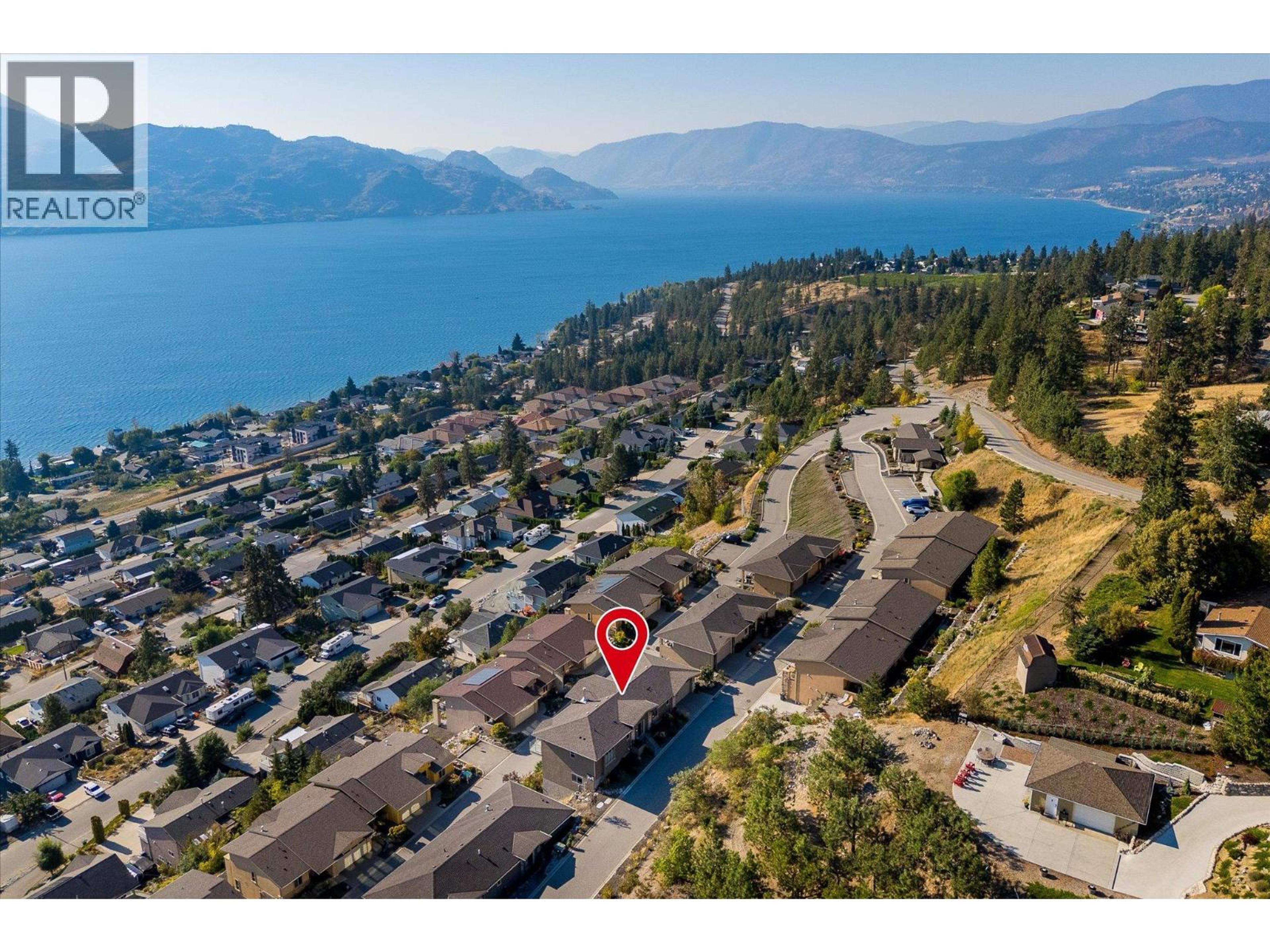 5165 Trepanier Bench Road, Peachland - Exteriors - Full Complex View, Drone/Aerial View, Marked/Pin - Photo 2
