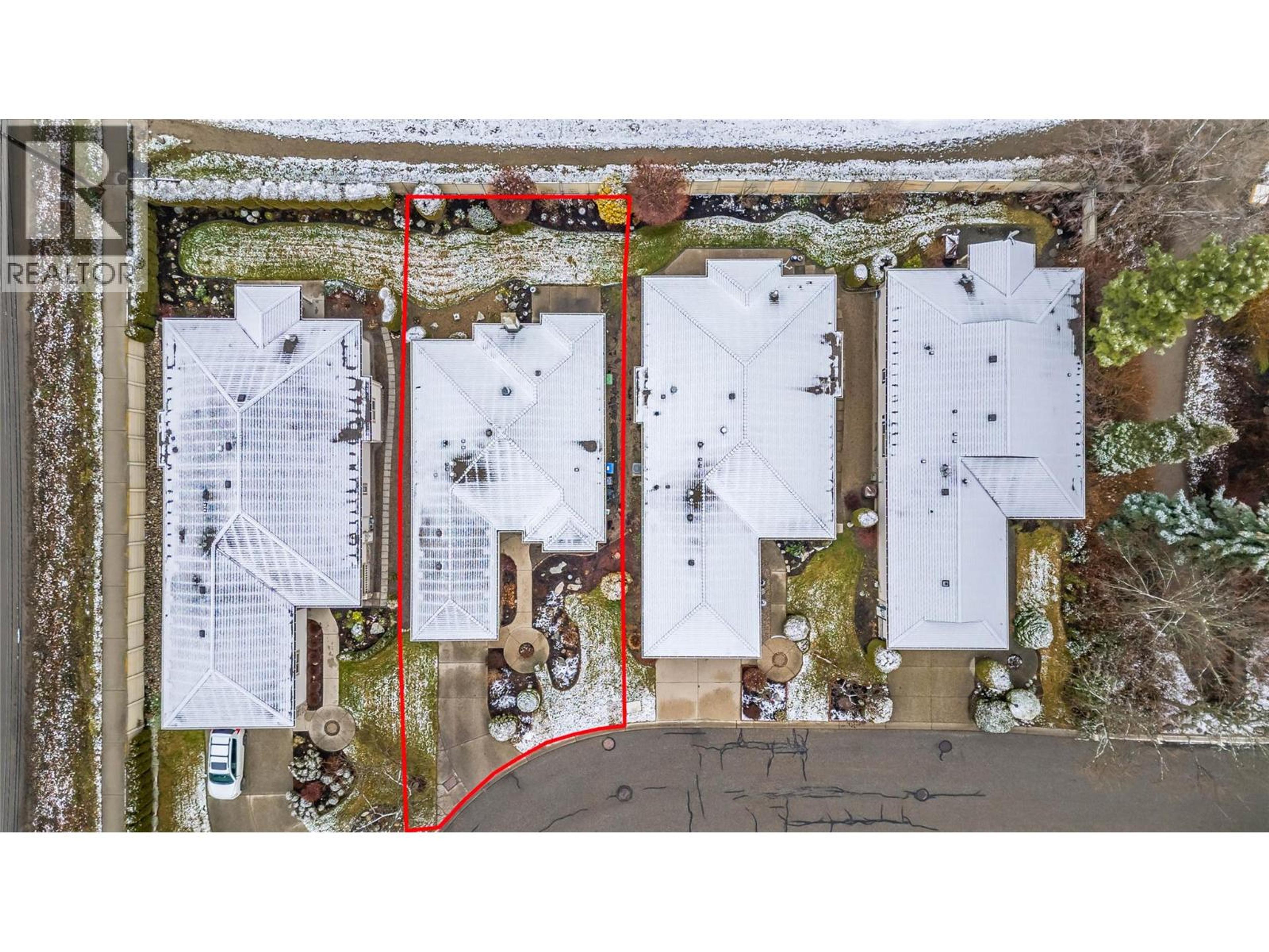 550 Yates Road, Kelowna - Exteriors - Drone/Aerial View, Marked/Pin, Full Complex View - Photo 3