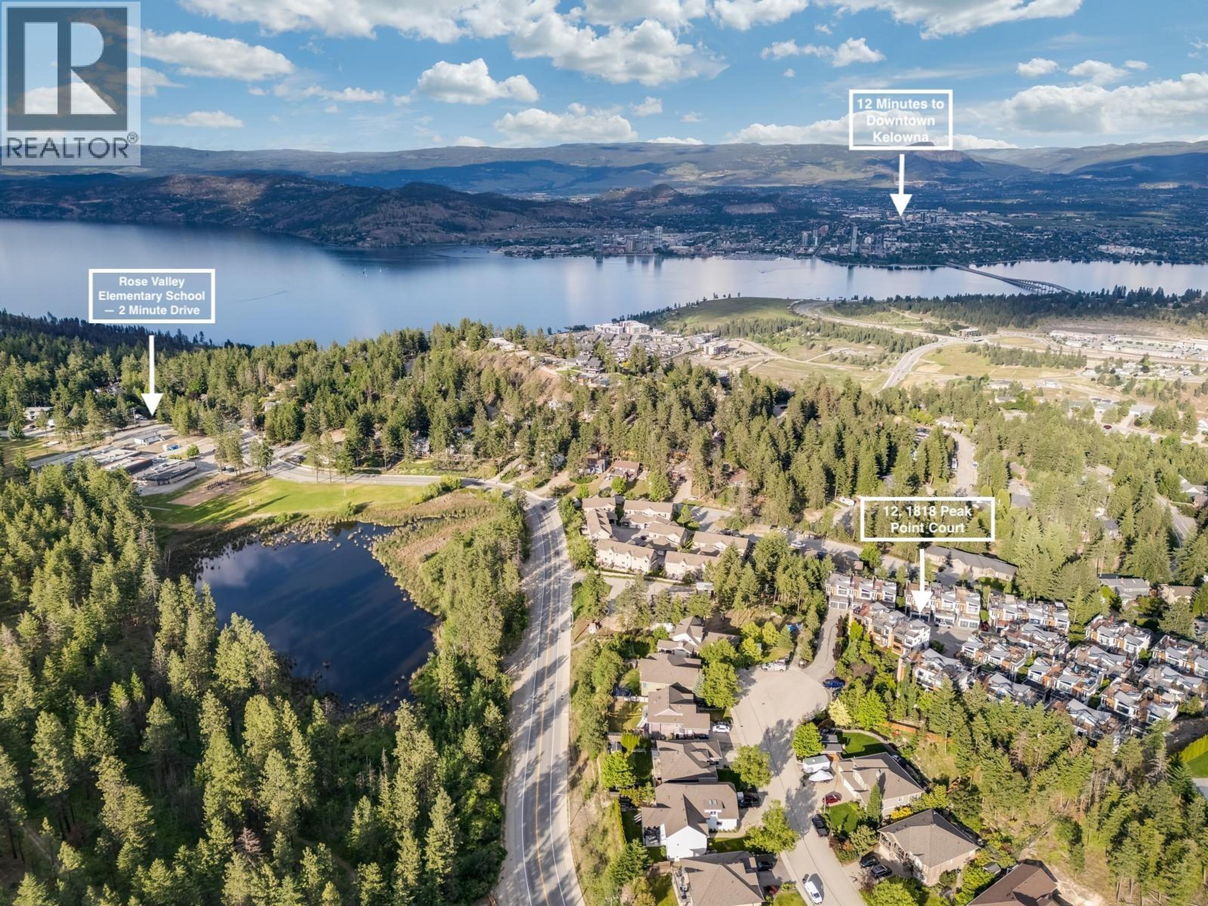 1818 Peak Point Court, West Kelowna - Exteriors - Full Complex View, Drone/Aerial View, Marked/Pin - Photo 10