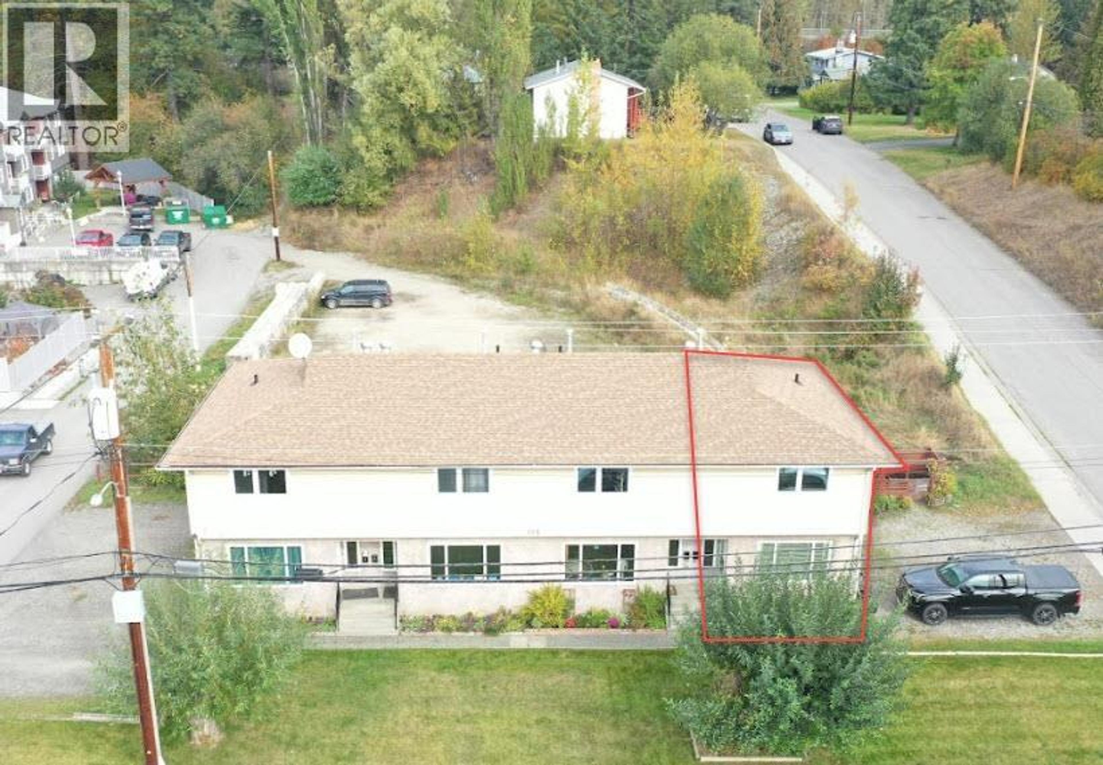 175 BOWRON AVENUE, Quesnel - Exteriors - Drone/Aerial View, Marked/Pin - Photo 1