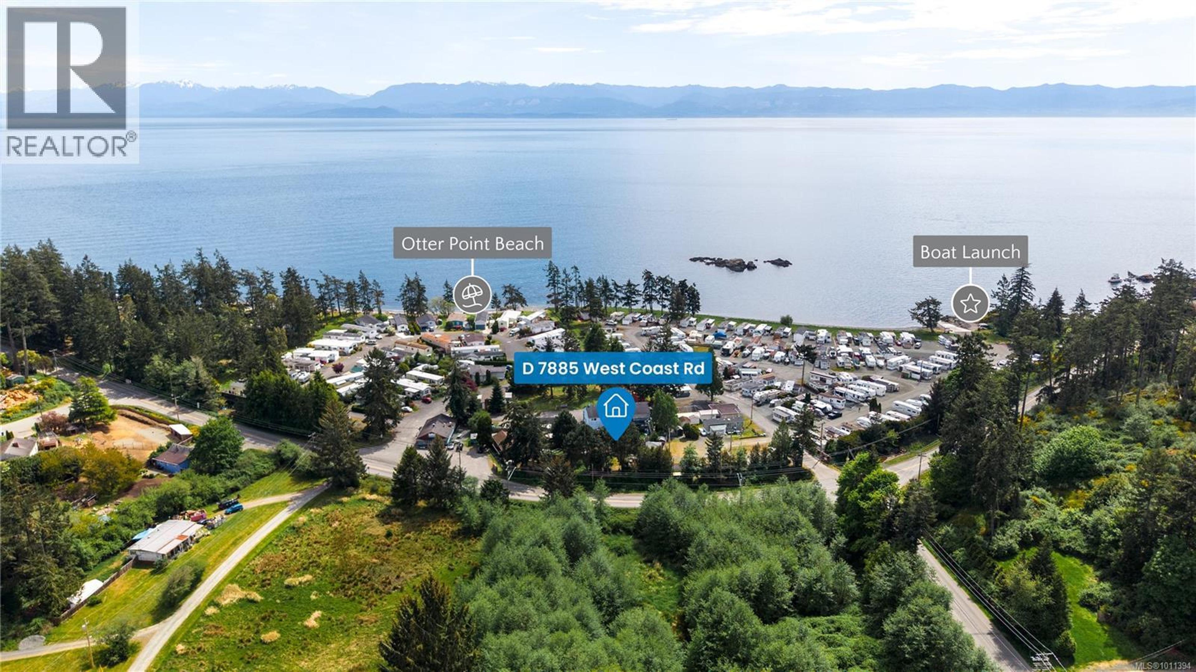 7885 West Coast Rd, Sooke - Exteriors - Full Complex View, Drone/Aerial View, Marked/Pin - Photo 3