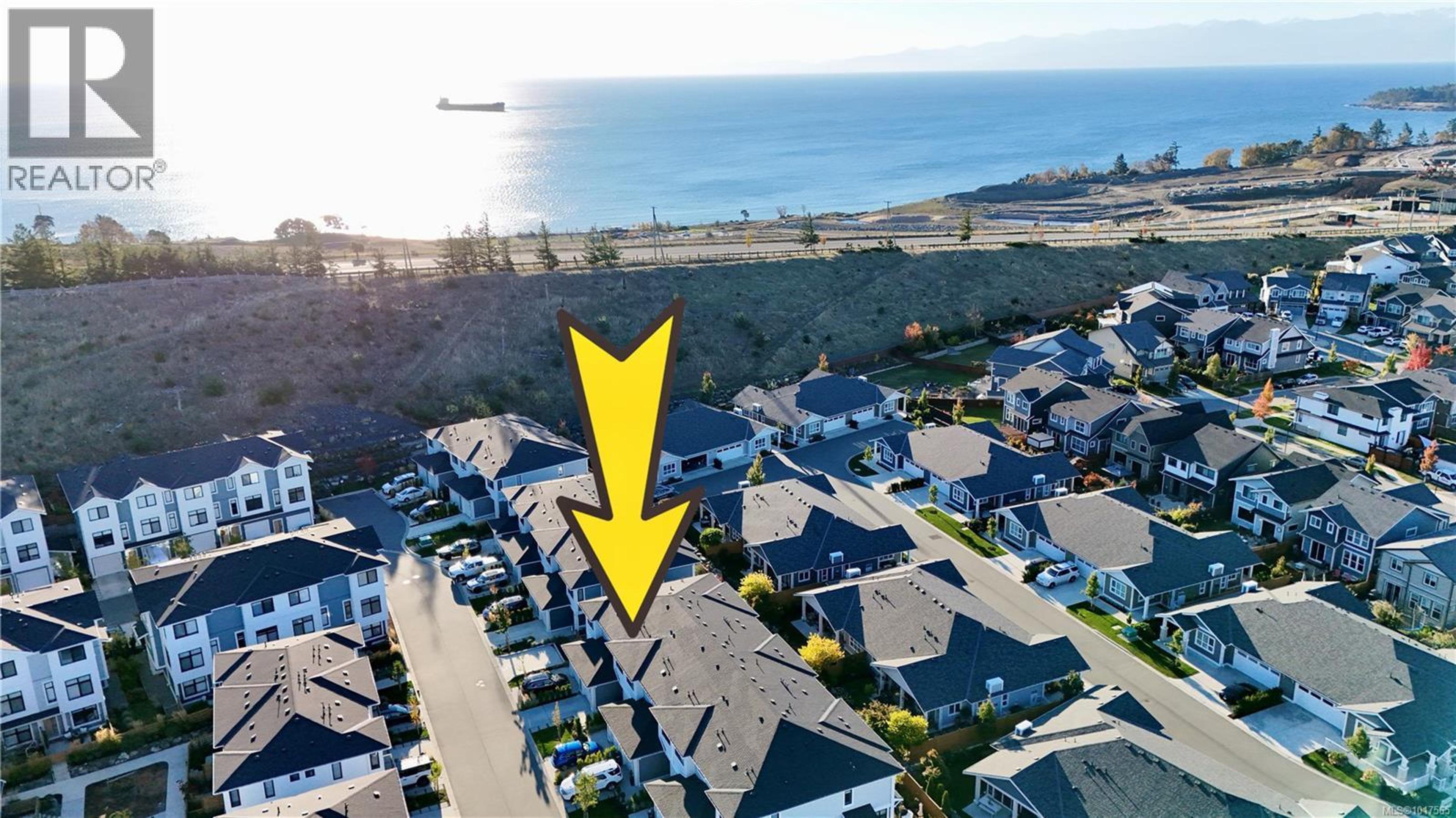 255 Caspian Dr, Colwood - Exteriors - Drone/Aerial View, Full Complex View, Marked/Pin - Photo 6