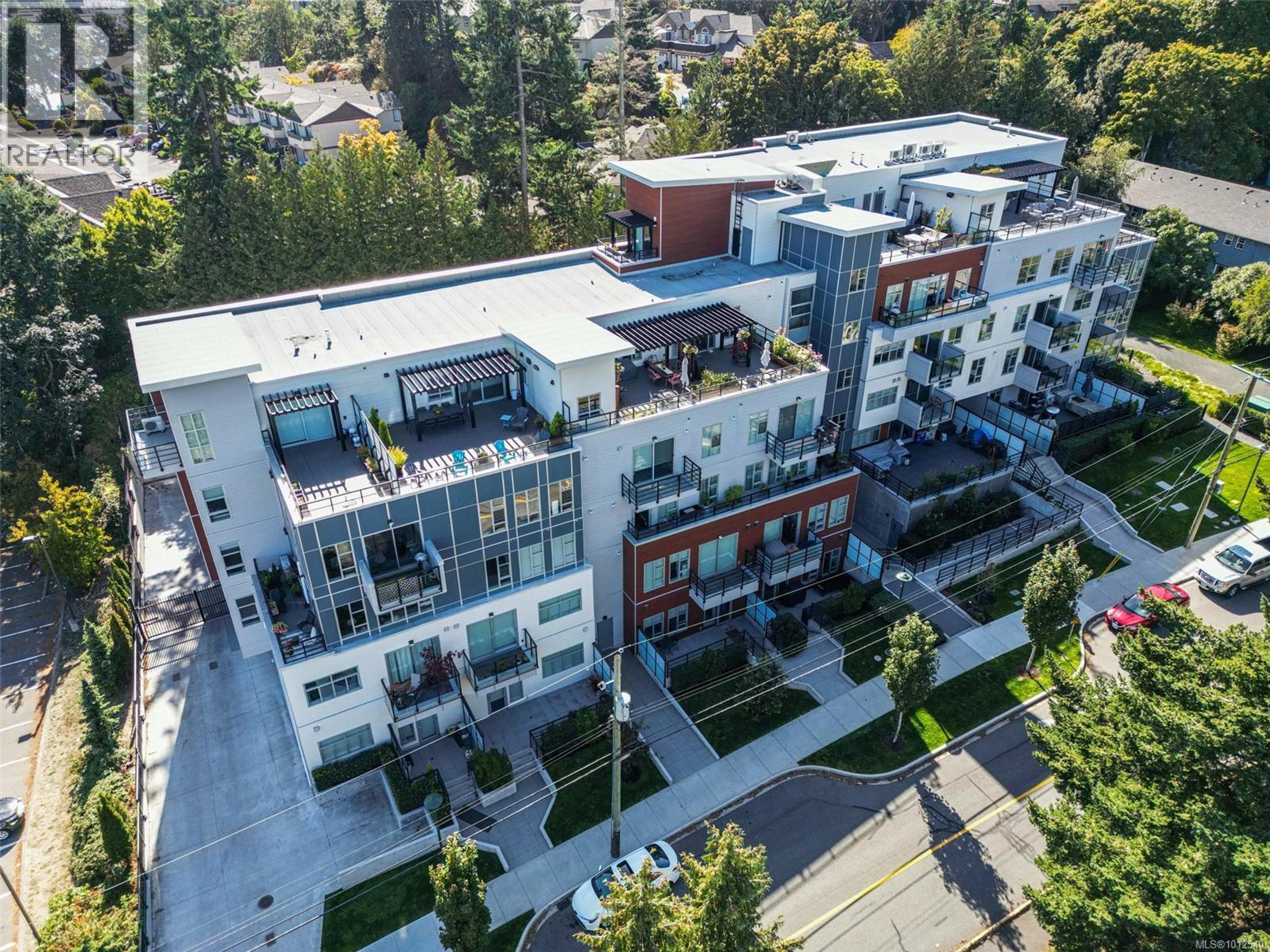 1450 Glentana Rd, View Royal - Exteriors - Full Complex View, Drone/Aerial View - Photo 2