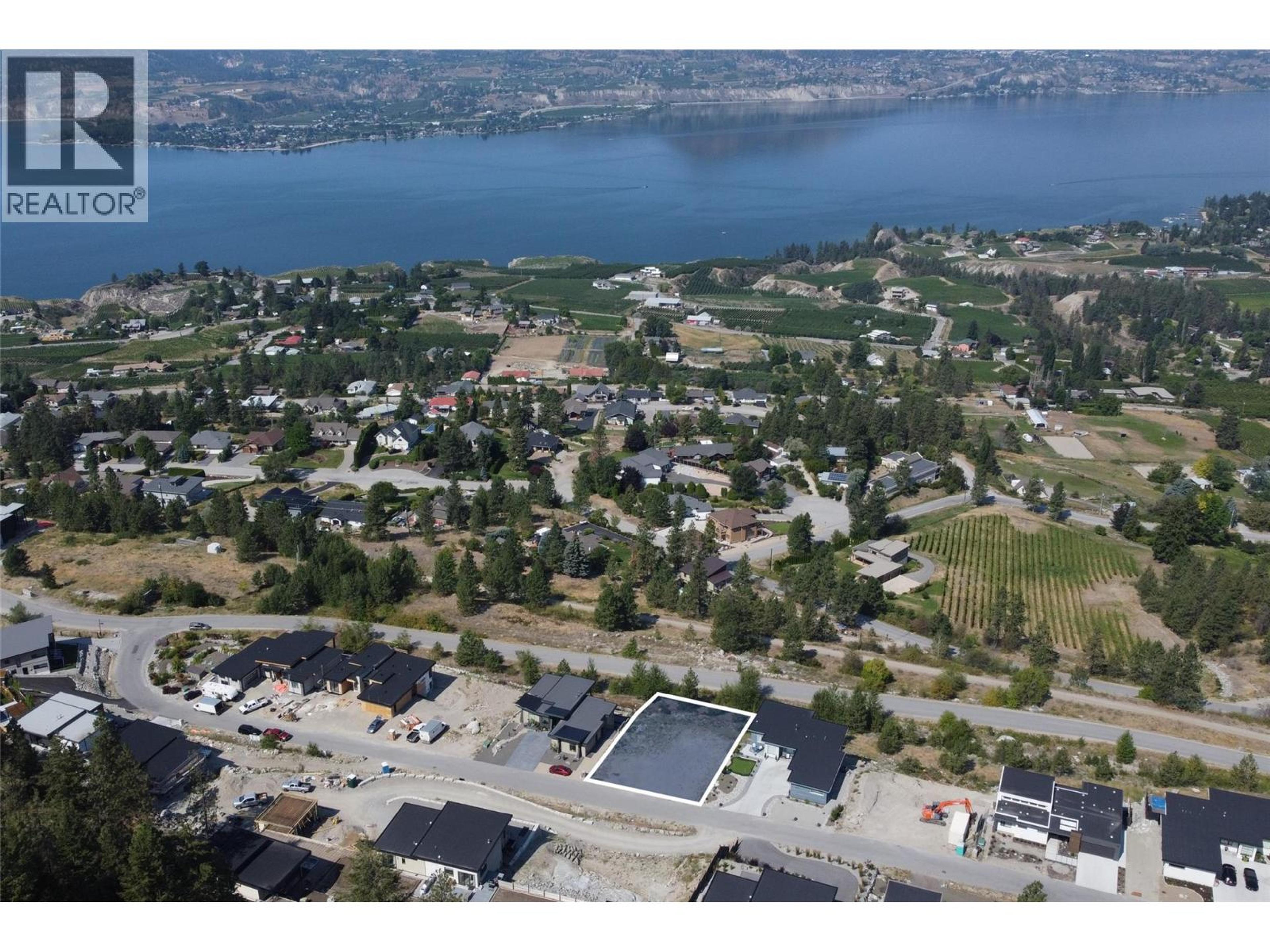 2855 Outlook Way, Naramata - Exteriors - Full Complex View, Drone/Aerial View, Marked/Pin - Photo 1