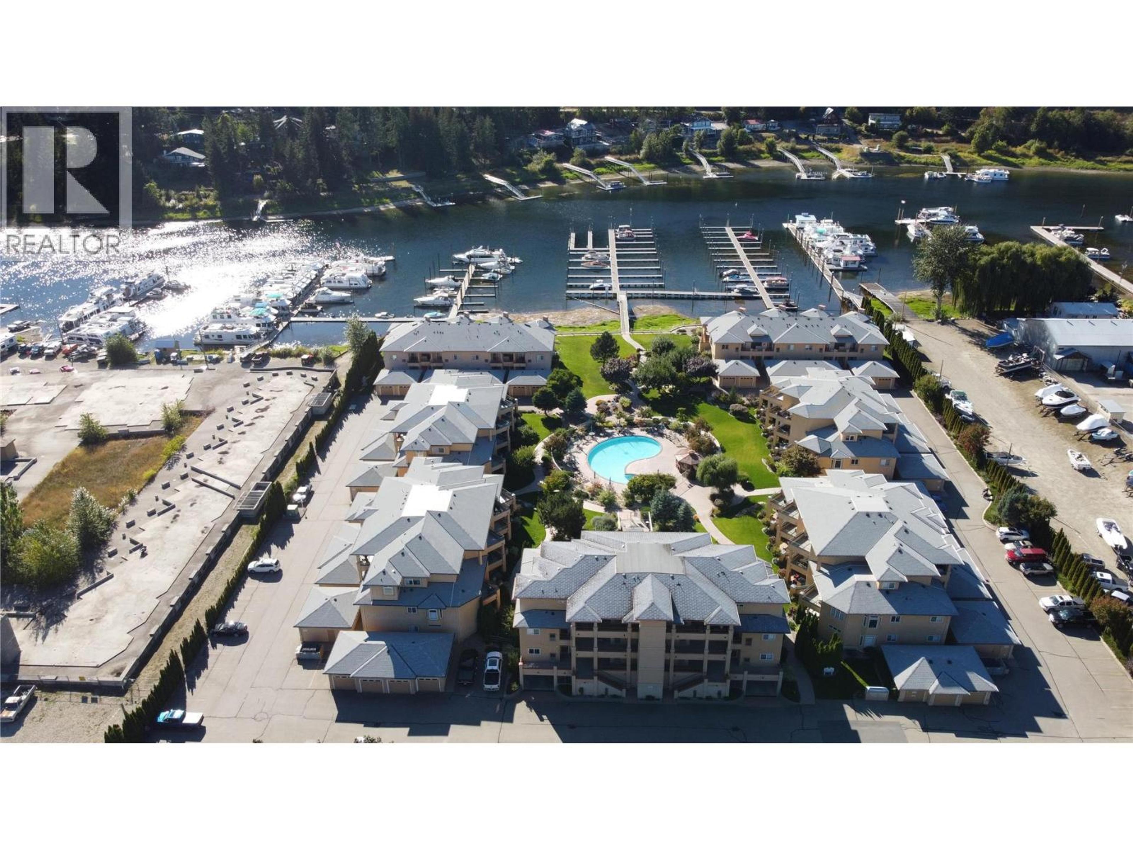 714 Riverside Avenue, Sicamous - Exteriors - Full Complex View, Drone/Aerial View - Photo 7