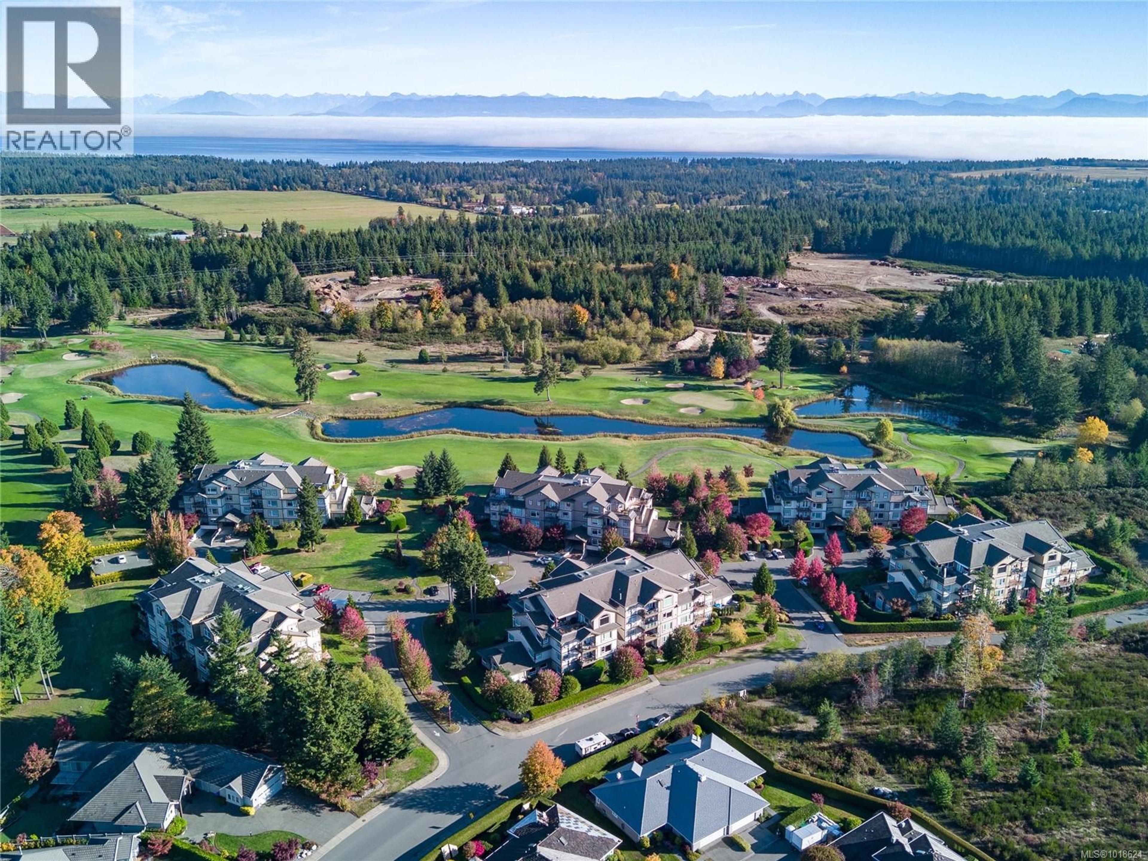 3666 Royal Vista Way, Courtenay - Exteriors - Full Complex View, Drone/Aerial View, Marked/Pin - Photo 1