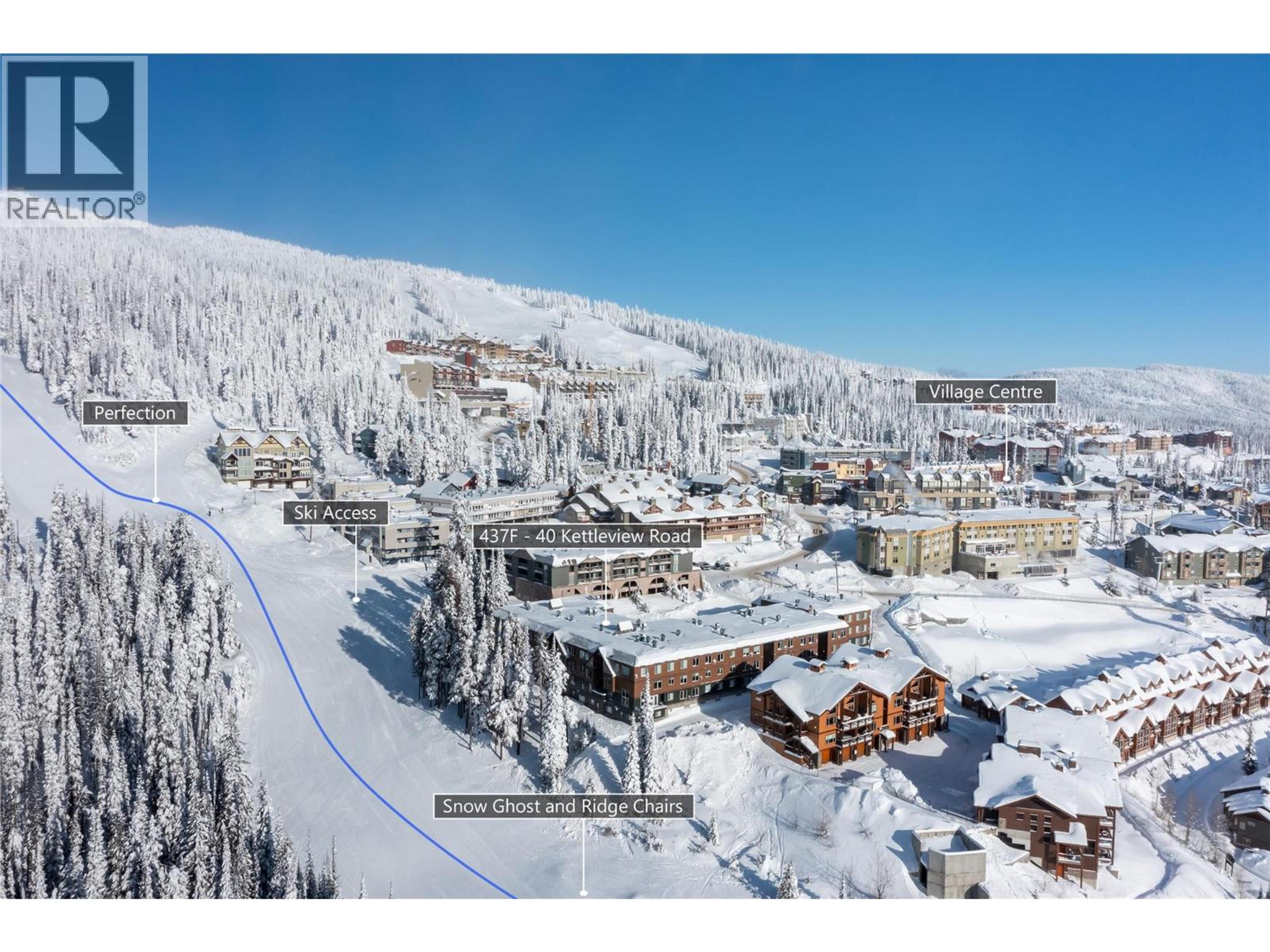 40 Kettle View Road, Big White - Exteriors - Full Complex View, Drone/Aerial View, Marked/Pin - Photo 1