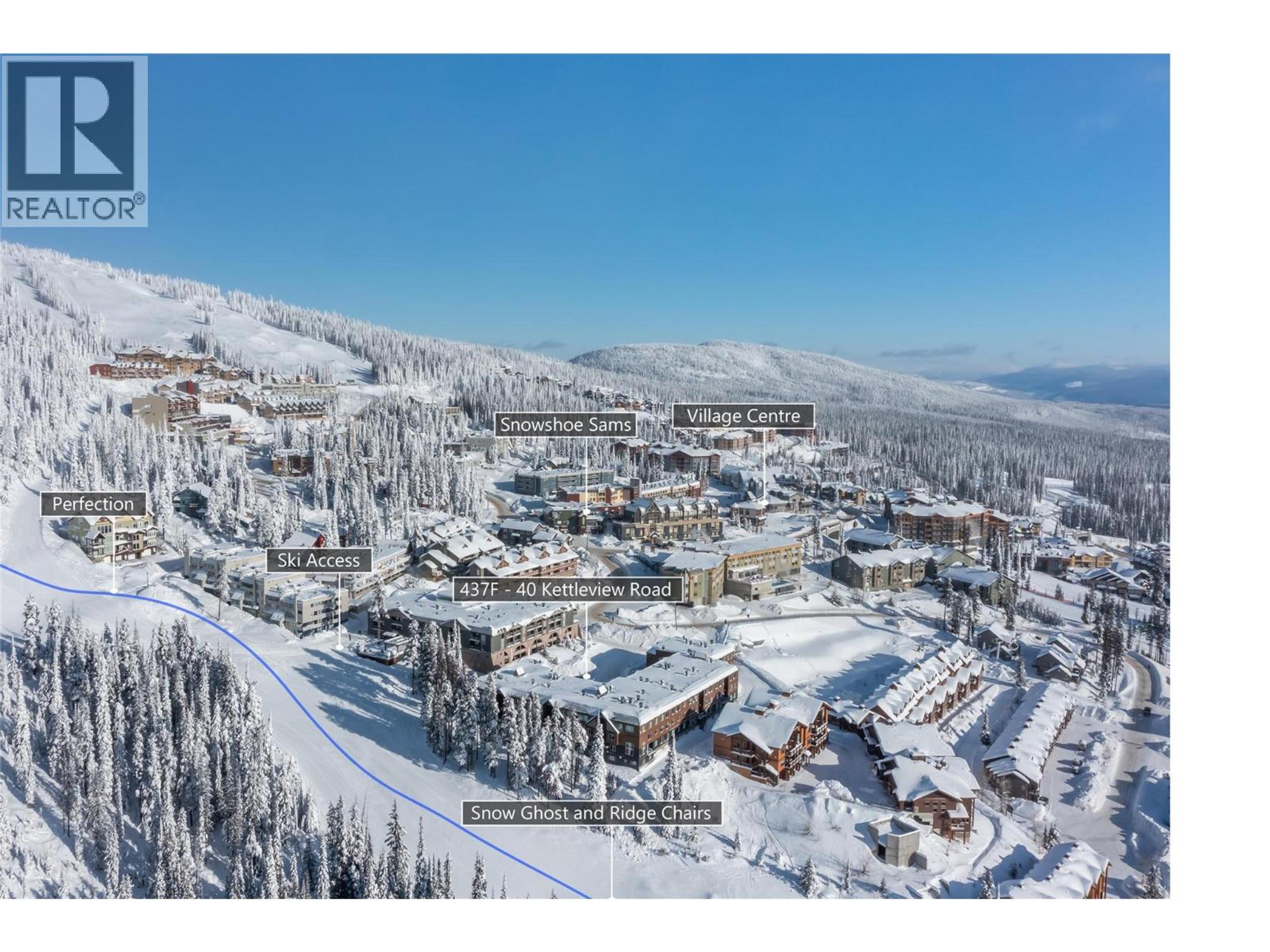 40 Kettle View Road, Big White - Exteriors - Full Complex View, Drone/Aerial View, Marked/Pin - Photo 2