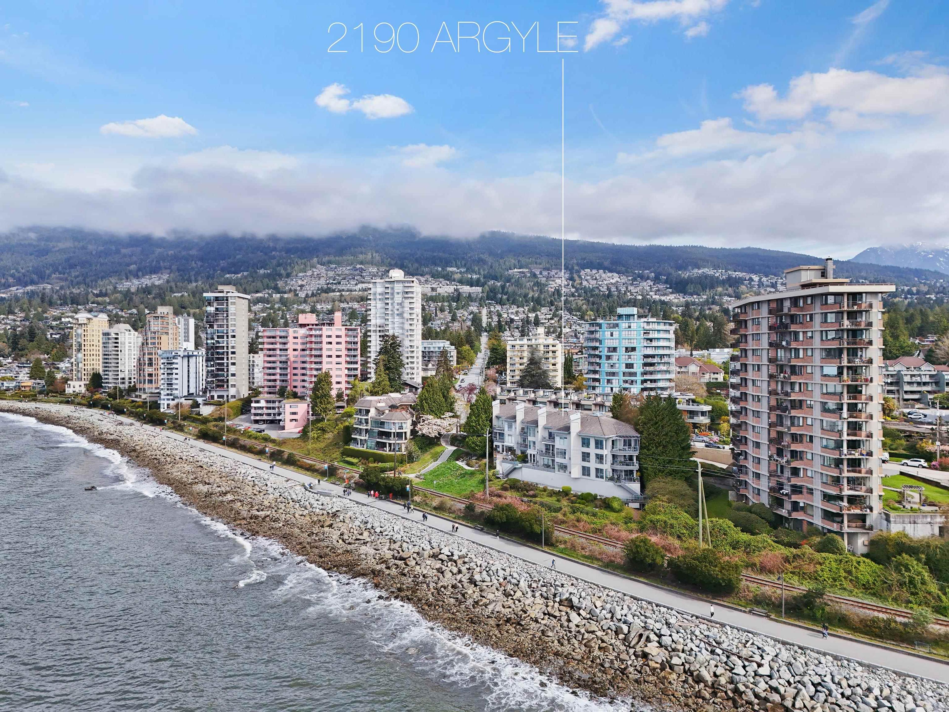 2190 Argyle Avenue, West Vancouver - Exteriors - Full Complex View, Drone/Aerial View, Marked/Pin - Photo 5