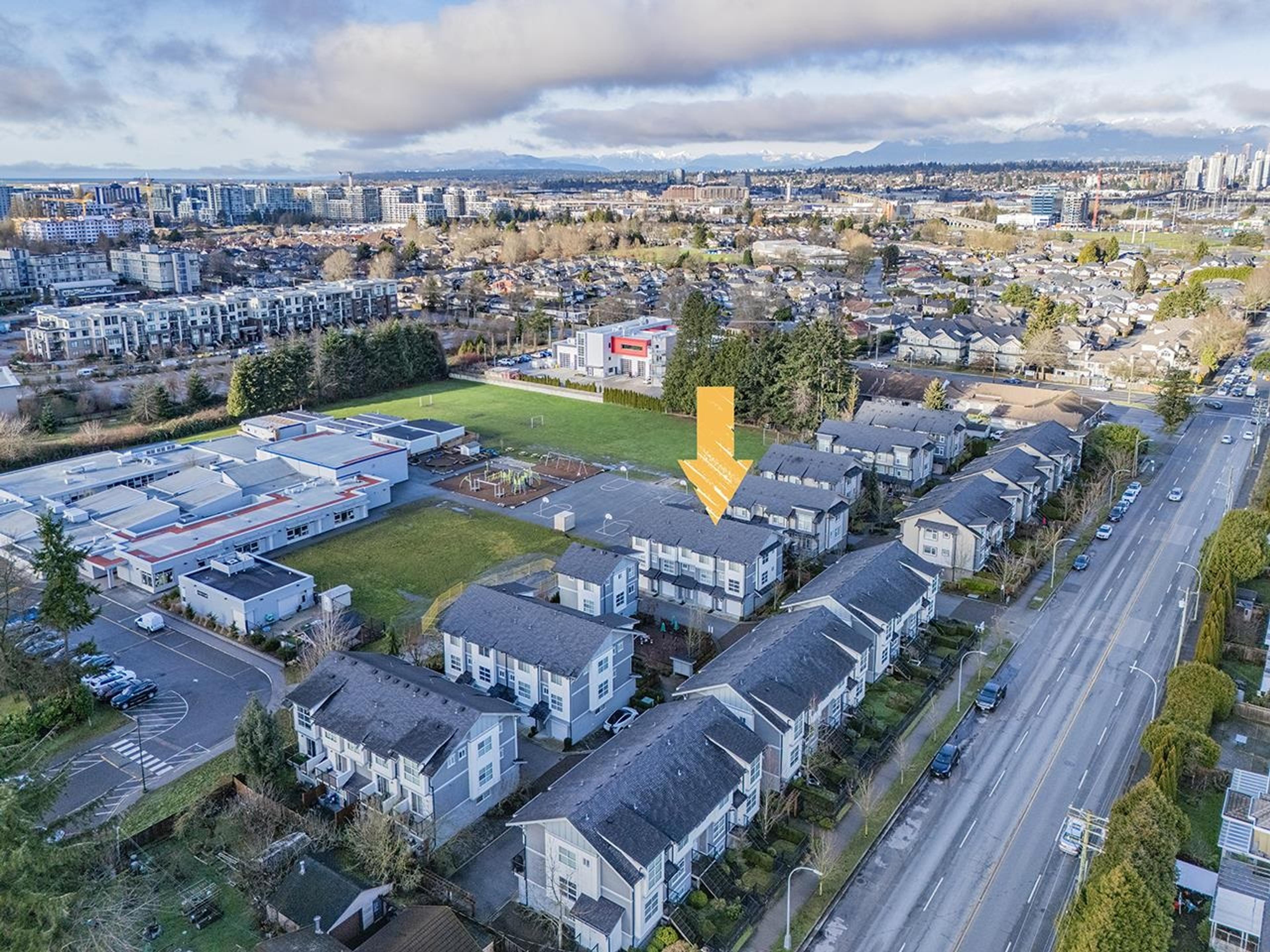 4191 No. 4 Road, Richmond - Exteriors - Full Complex View, Drone/Aerial View, Marked/Pin - Photo 3