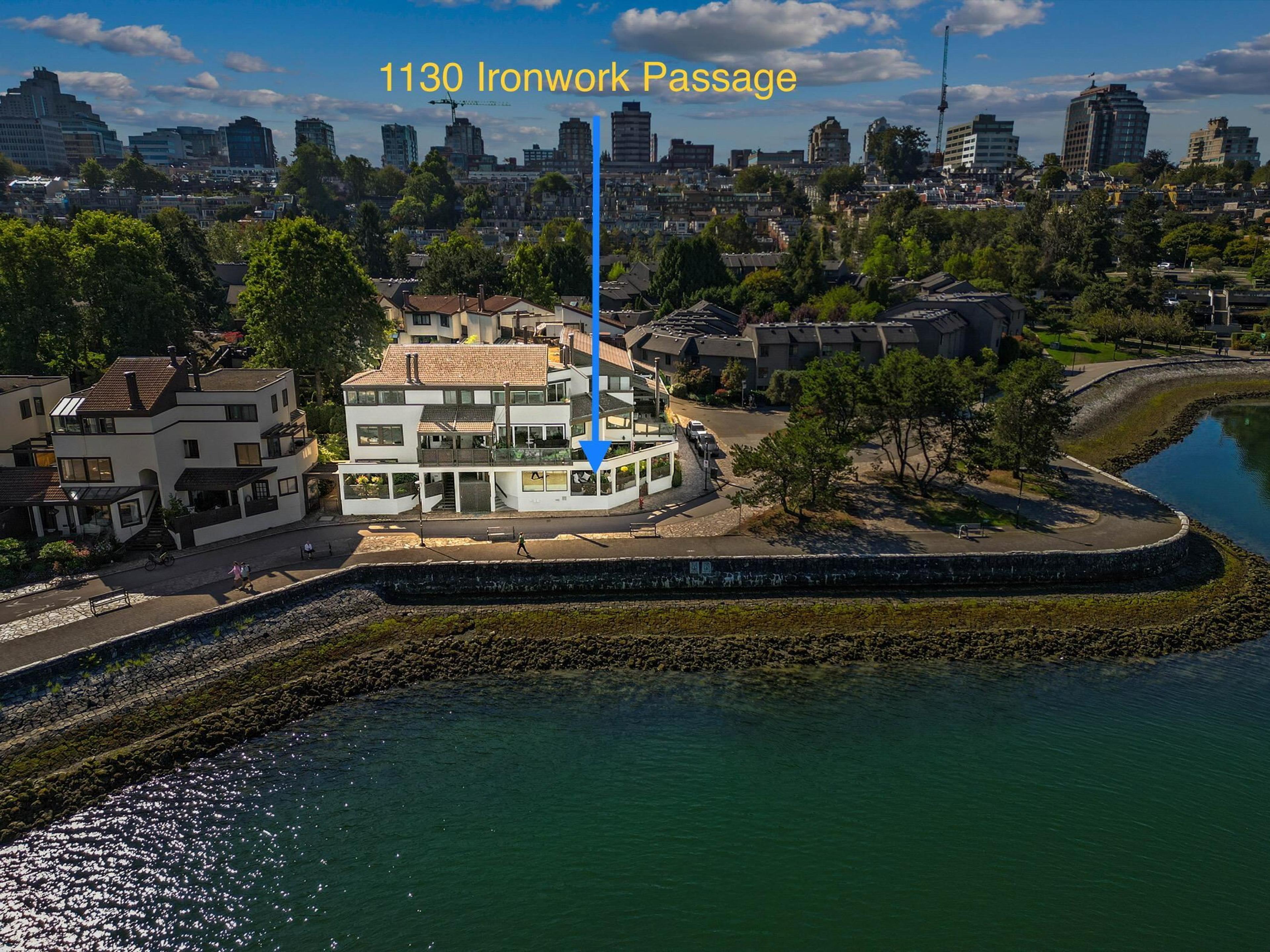 1130 Ironwork Passage, Vancouver - Exteriors - Drone/Aerial View, Marked/Pin - Photo 1