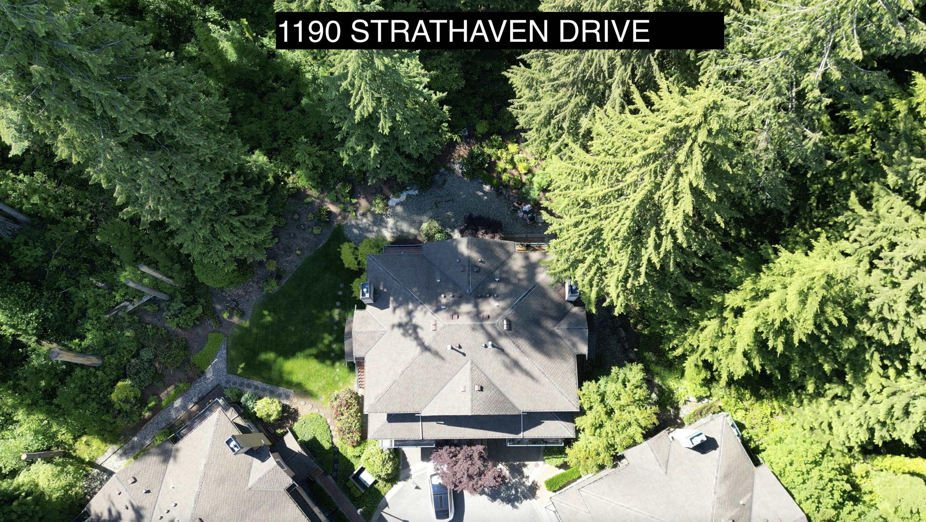 1174 Strathaven Drive, North Vancouver - Exteriors - Drone/Aerial View, Marked/Pin - Photo 1