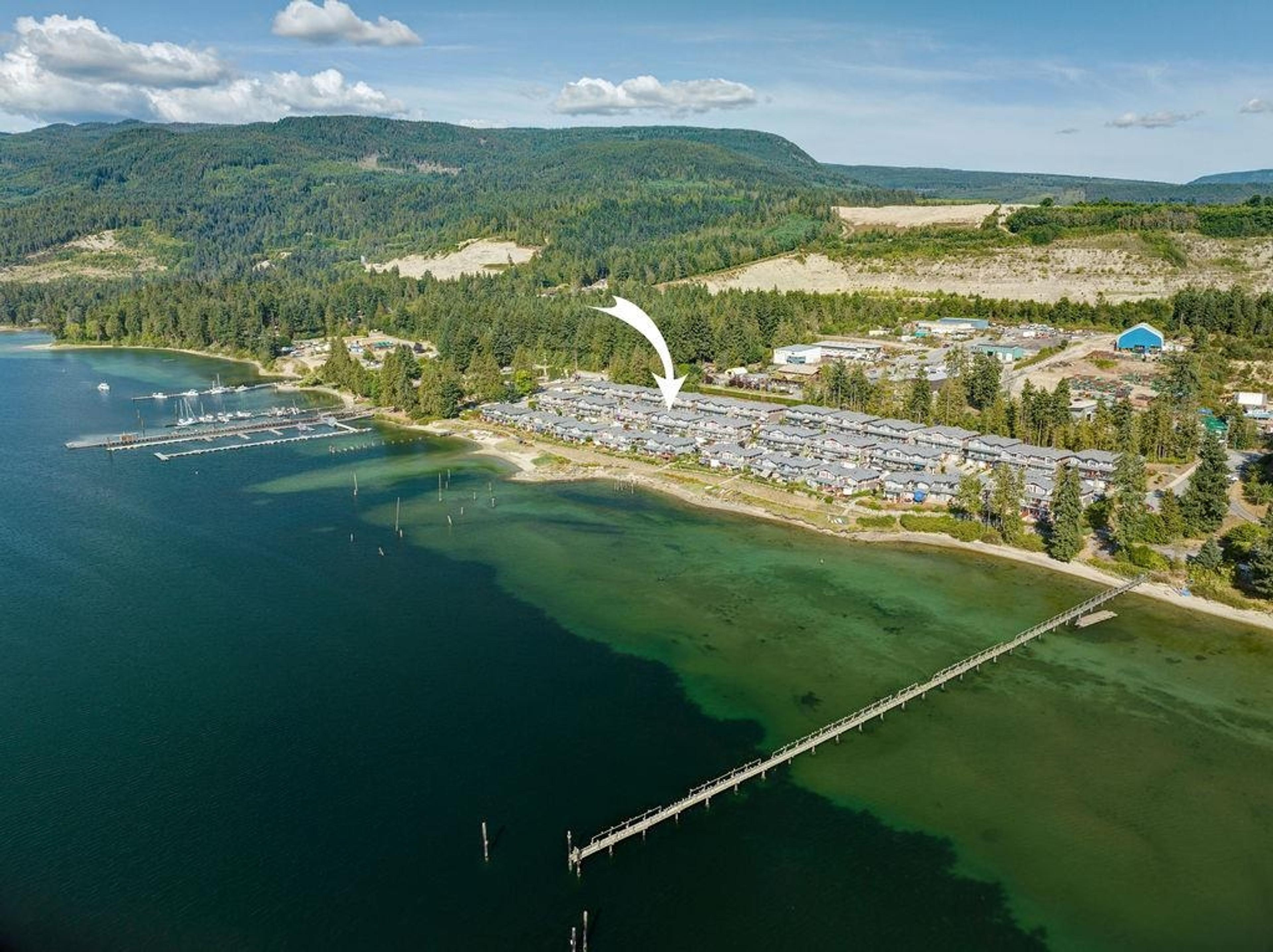 5993 Beachgate Lane, Sechelt - Exteriors - Full Complex View, Drone/Aerial View, Marked/Pin - Photo 4