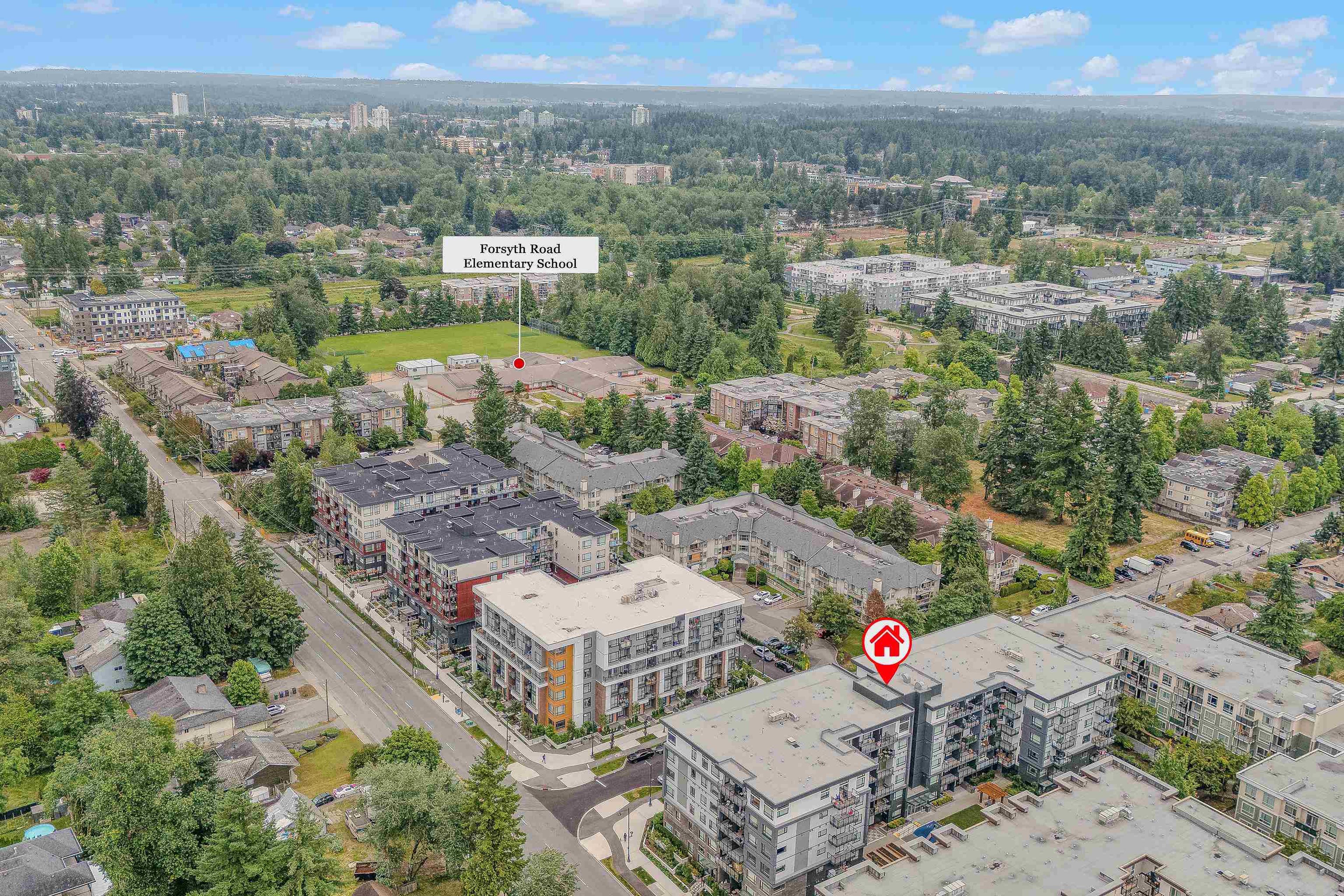 10777 138 Street, Surrey - Exteriors - Full Complex View, Drone/Aerial View, Marked/Pin - Photo 1