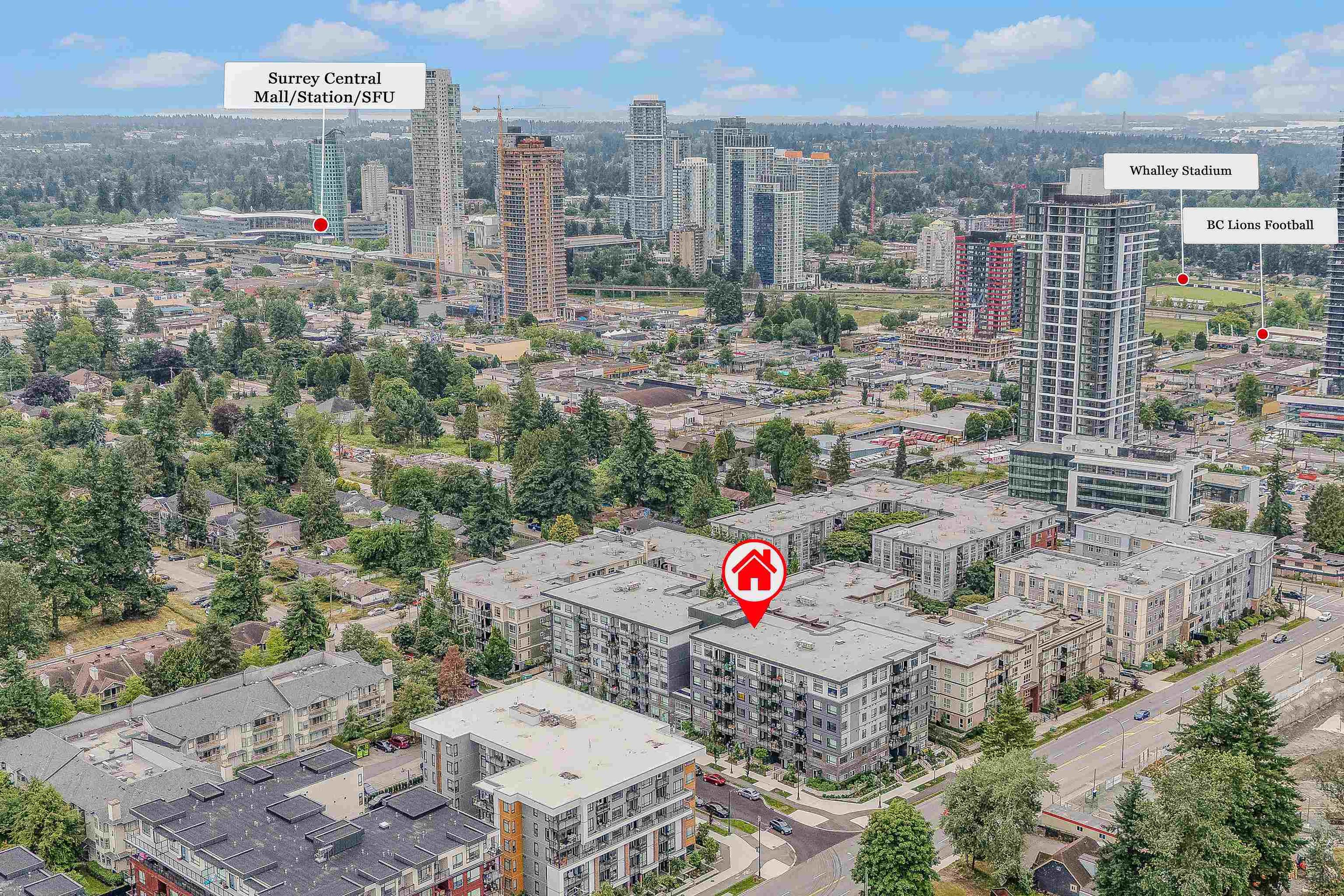 10777 138 Street, Surrey - Exteriors - Full Complex View, Drone/Aerial View, Marked/Pin - Photo 3