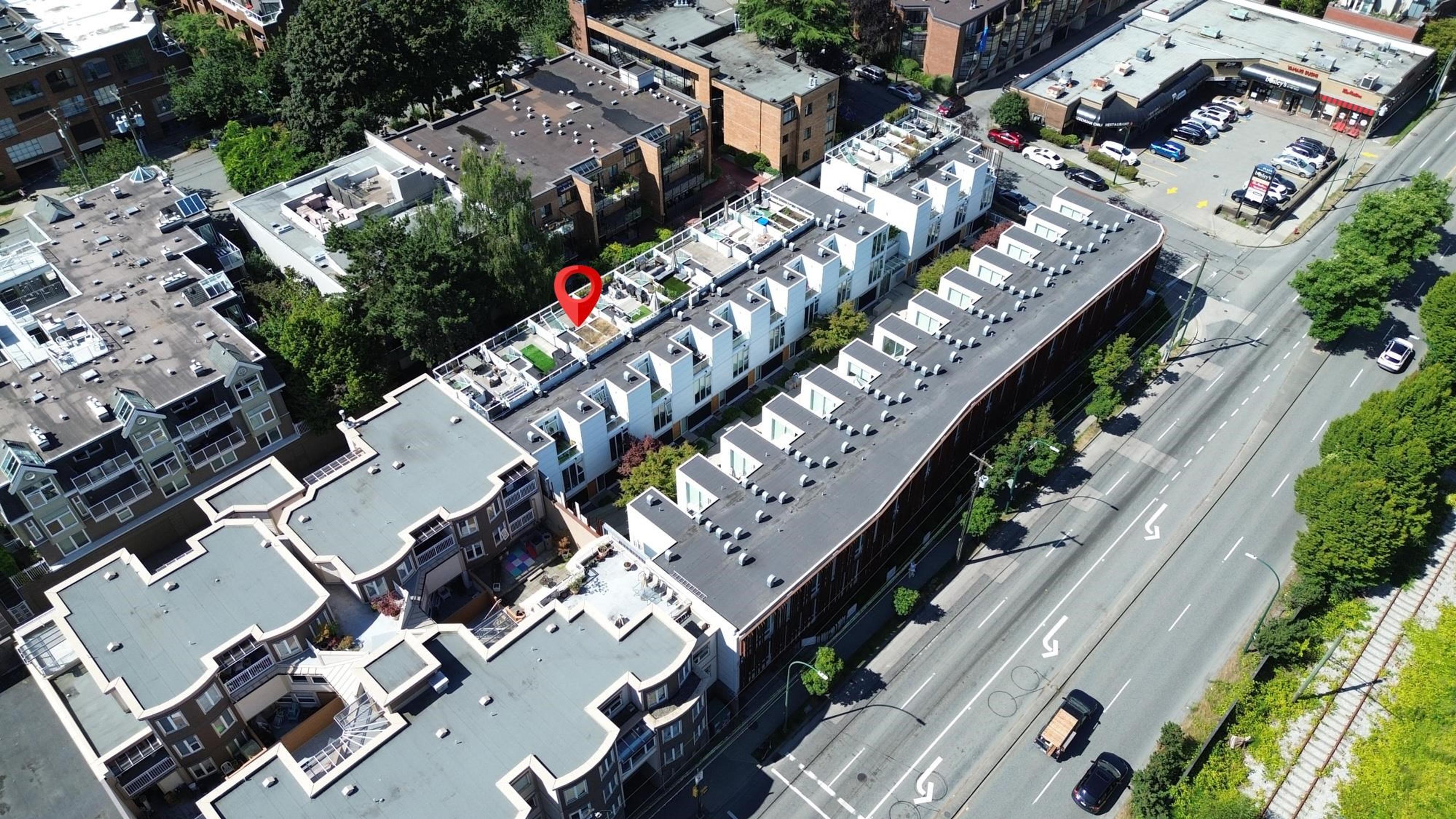 2222 Willow Street, Vancouver - Exteriors - Full Complex View, Drone/Aerial View, Marked/Pin - Photo 8