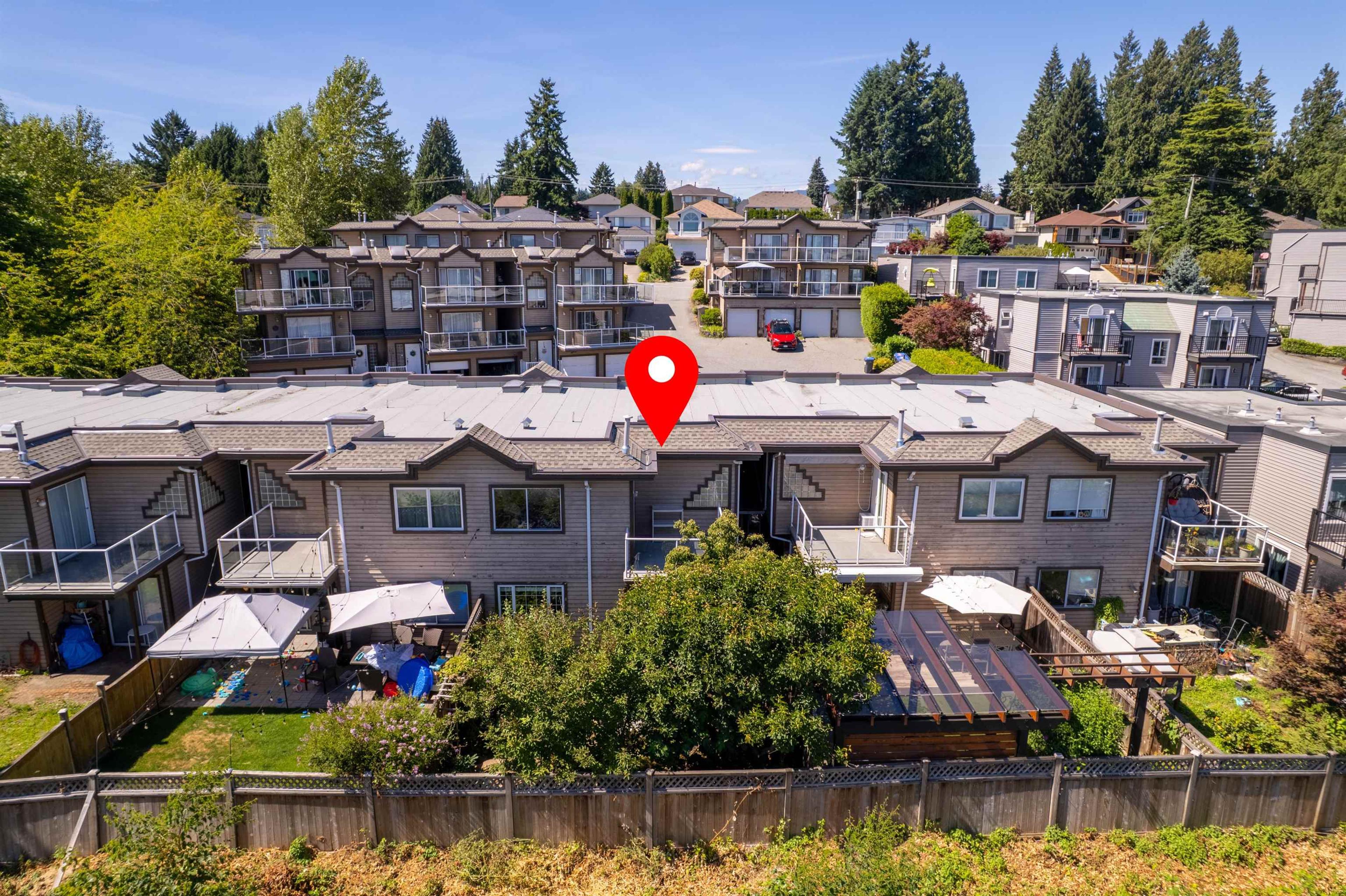 1872 Harbour Street, Port Coquitlam - Exteriors - Full Complex View, Drone/Aerial View, Marked/Pin - Photo 1