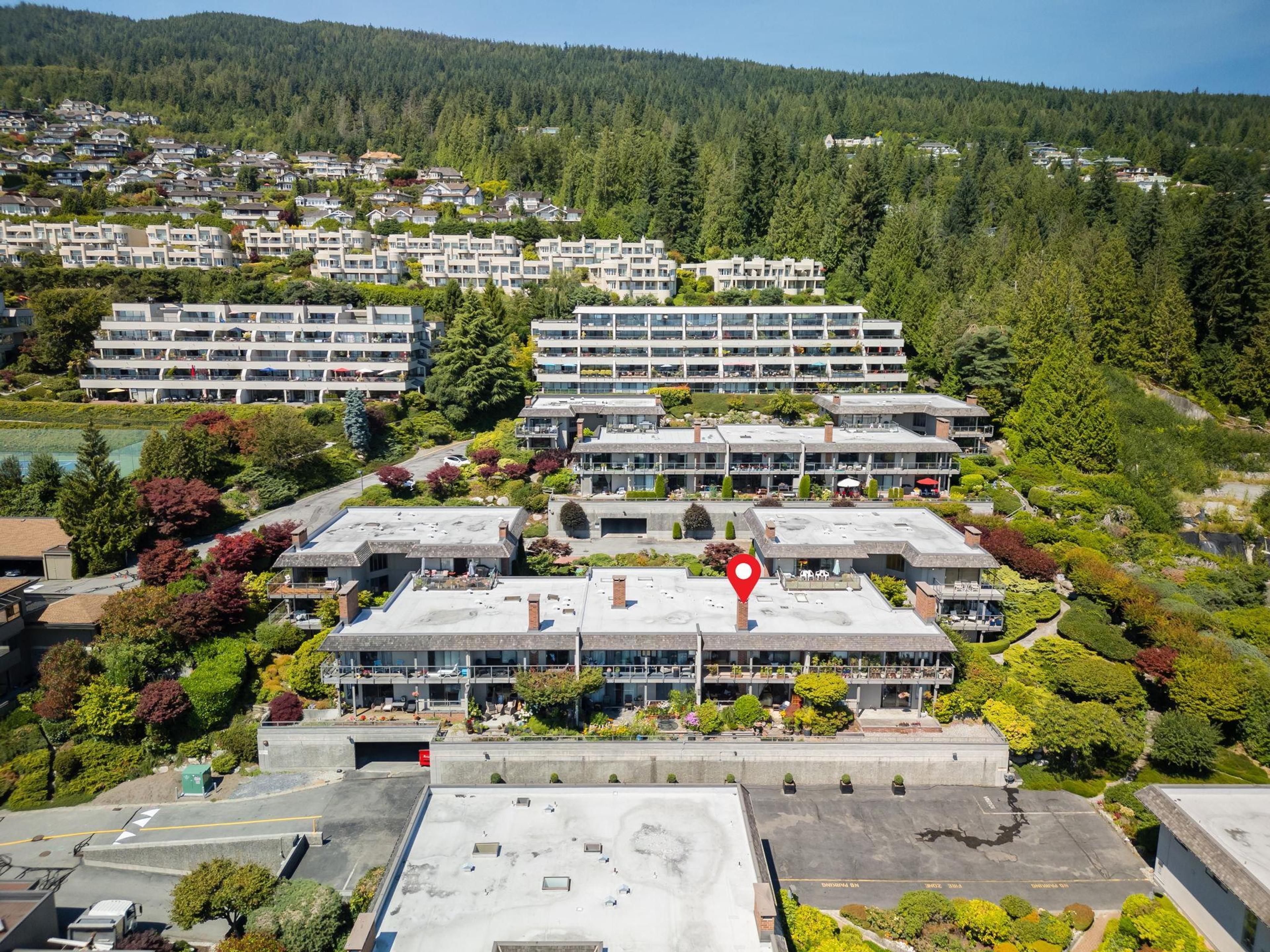 2214 Folkestone Way, West Vancouver - Exteriors - Full Complex View, Drone/Aerial View, Marked/Pin - Photo 1