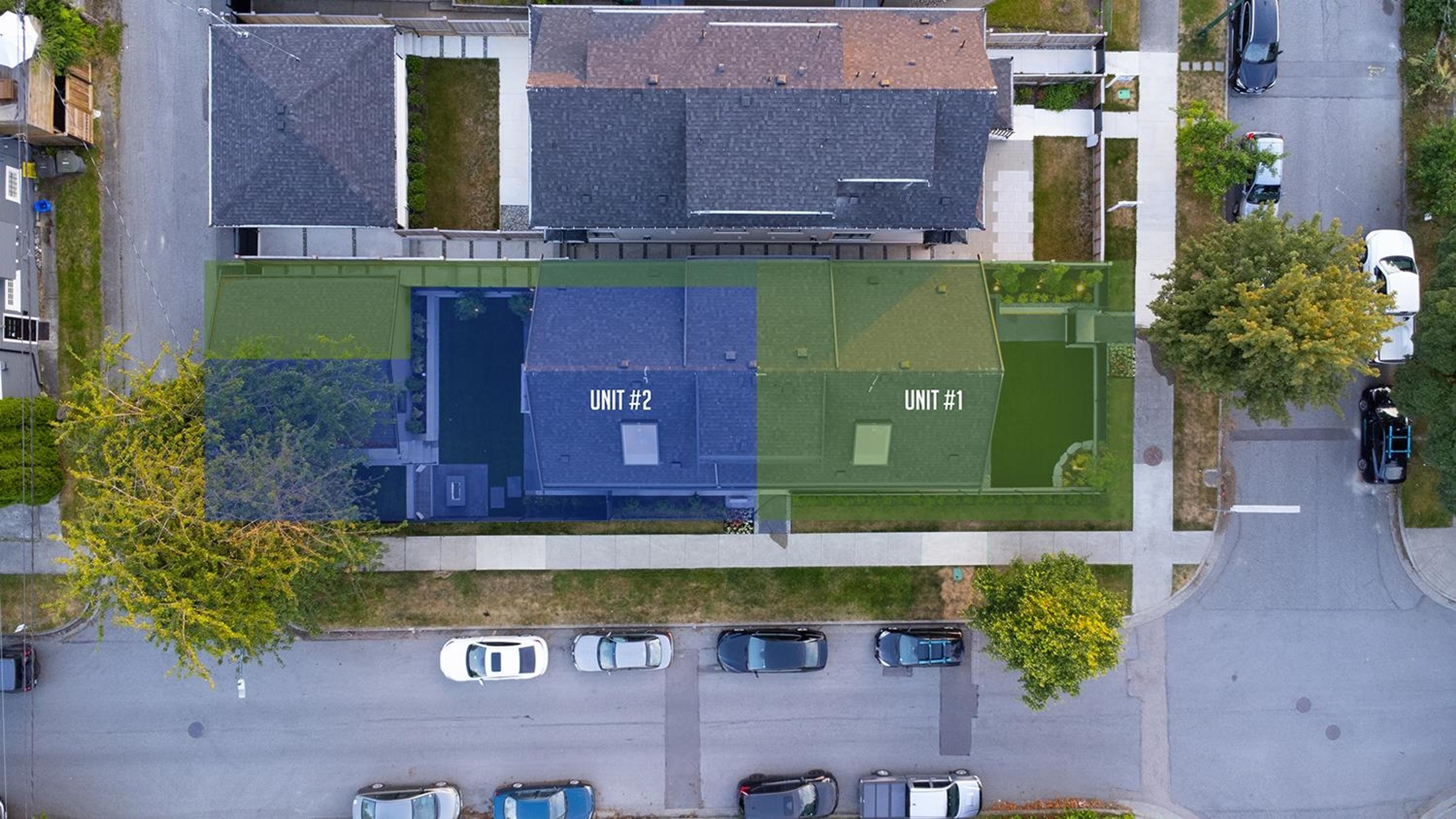 1990 Venables Street, Vancouver - Exteriors - Drone/Aerial View, Marked/Pin - Photo 3