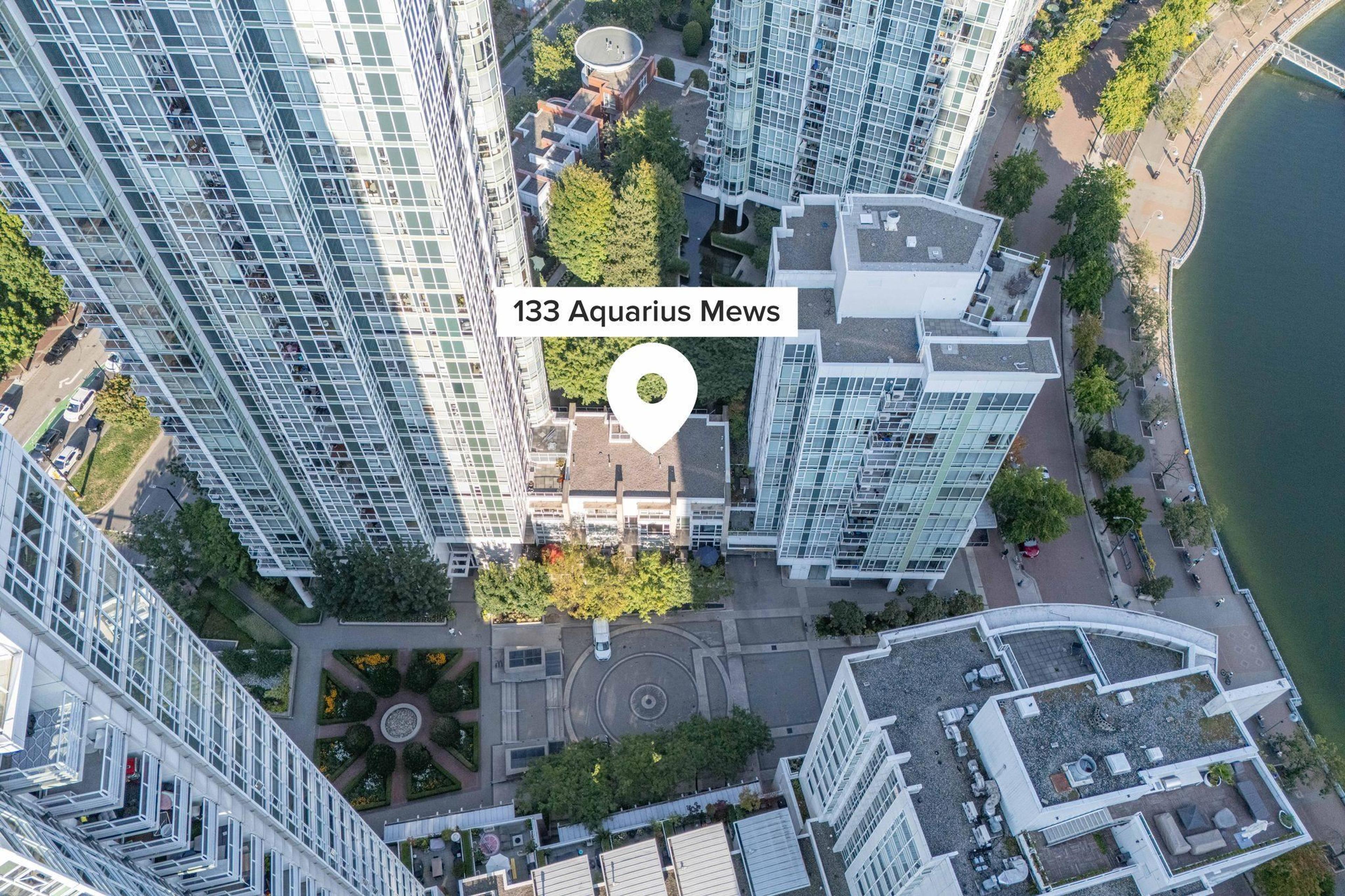193 Aquarius Mews, Vancouver - Exteriors - Full Complex View, Drone/Aerial View, Marked/Pin - Photo 4
