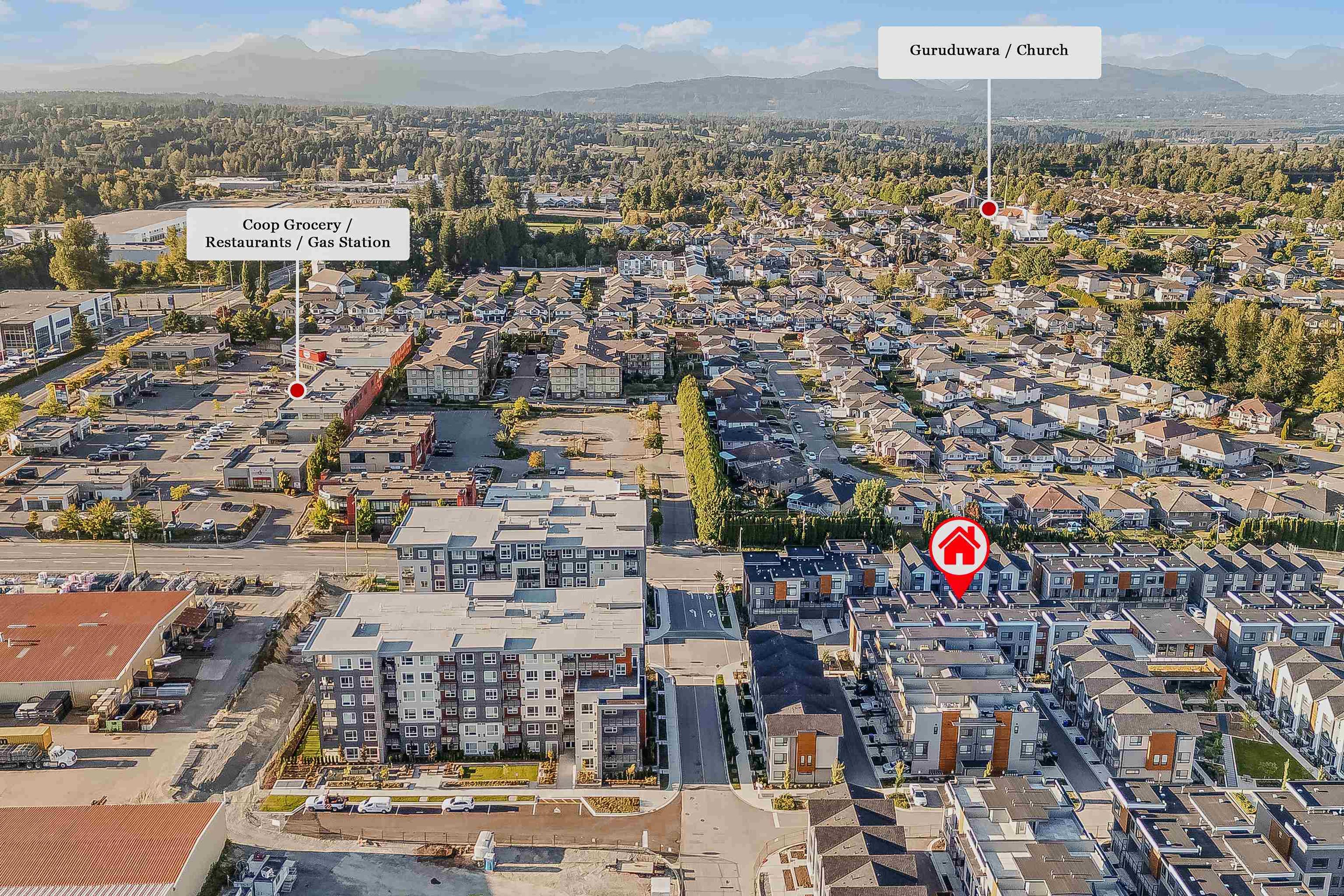 30530 Cardinal Avenue, Abbotsford - Exteriors - Full Complex View, Drone/Aerial View, Marked/Pin - Photo 4