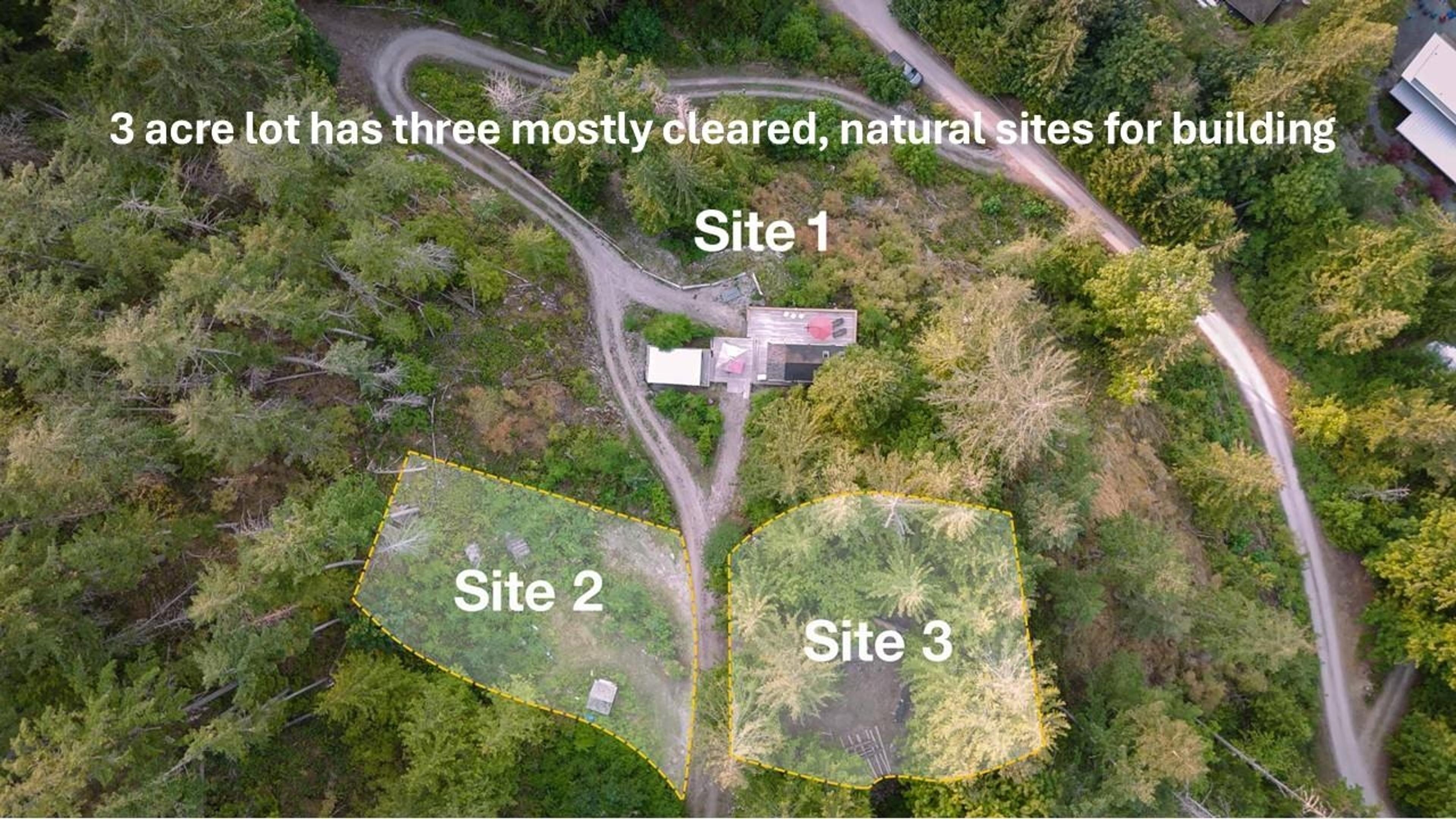 7101 Sakinaw Woods Drive, Garden Bay - Exteriors - Drone/Aerial View, Marked/Pin - Photo 4