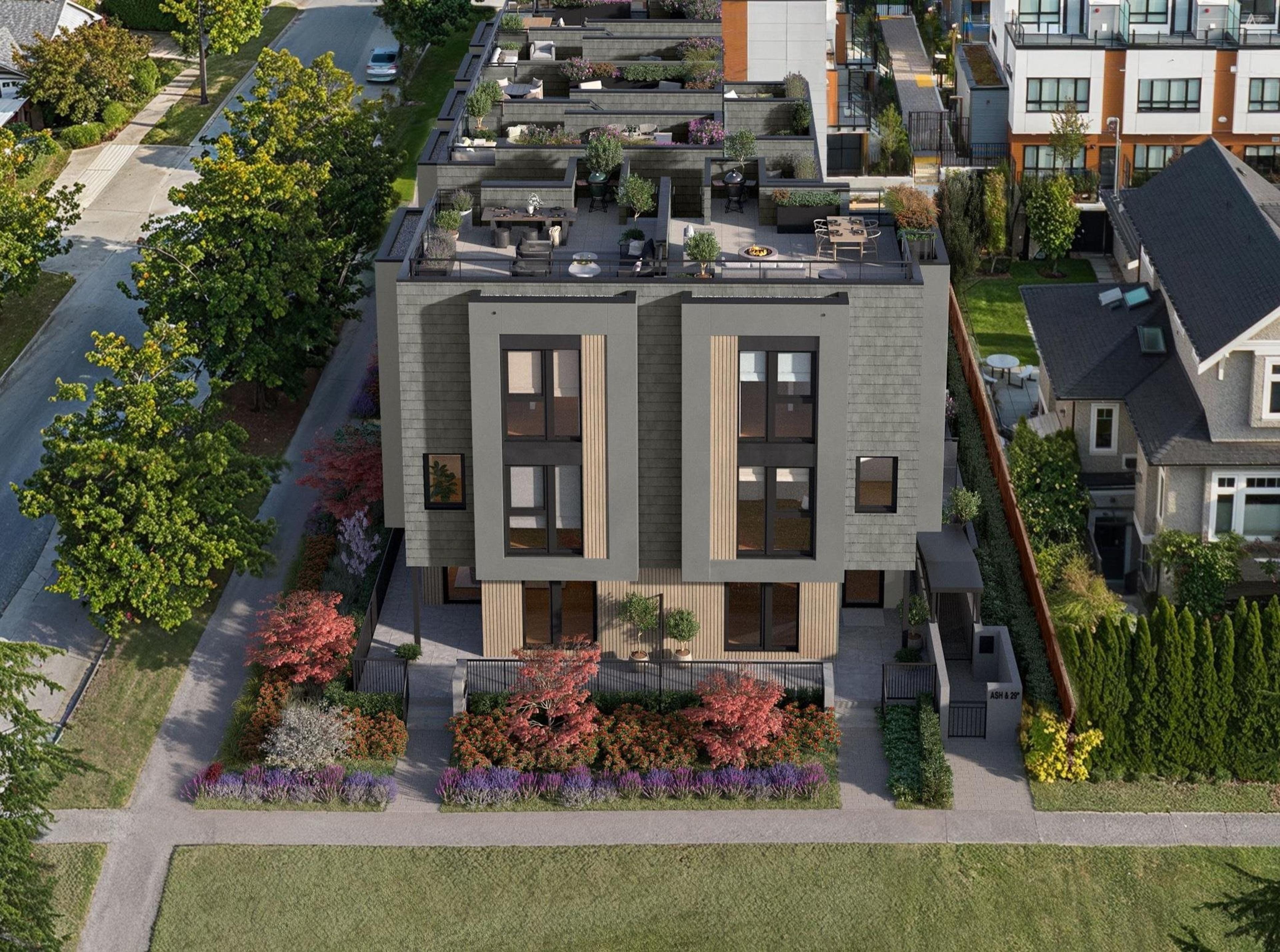 595 W 29th Avenue, Vancouver - Exteriors - Full Complex View, Drone/Aerial View - Photo 4