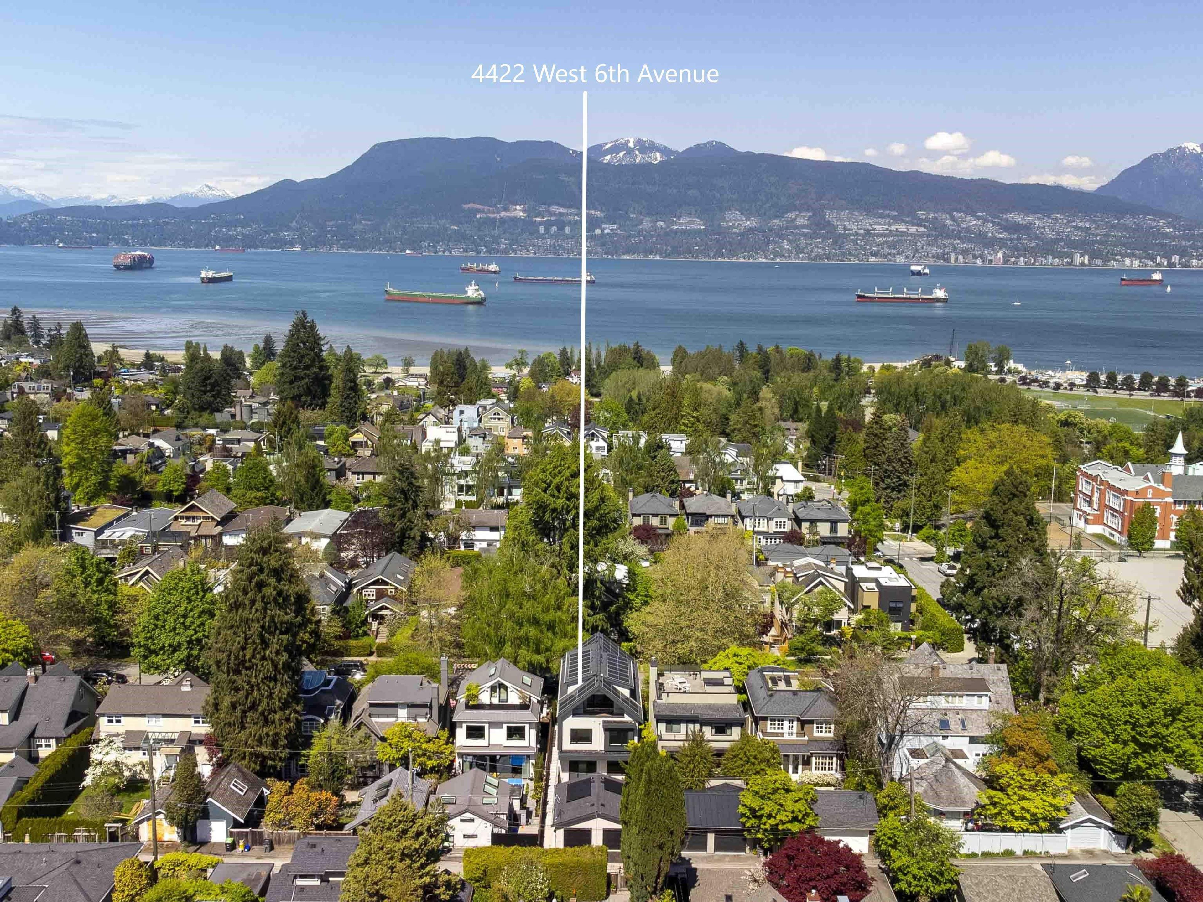 4422 W 6th Avenue, Vancouver - Exteriors - Drone/Aerial View, Marked/Pin - Photo 6