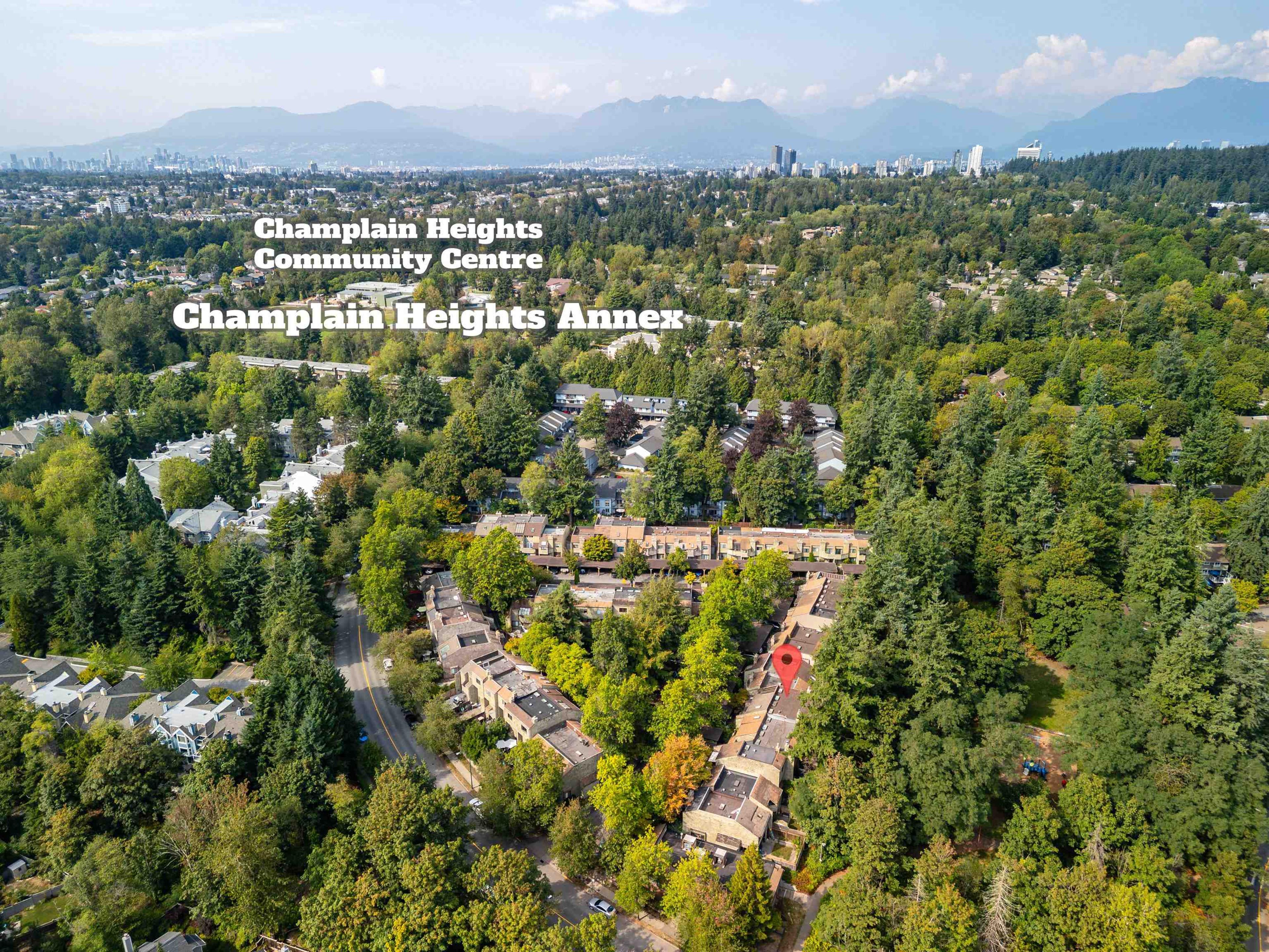 8144 Riel Place, Vancouver - Exteriors - Full Complex View, Drone/Aerial View, Marked/Pin - Photo 1
