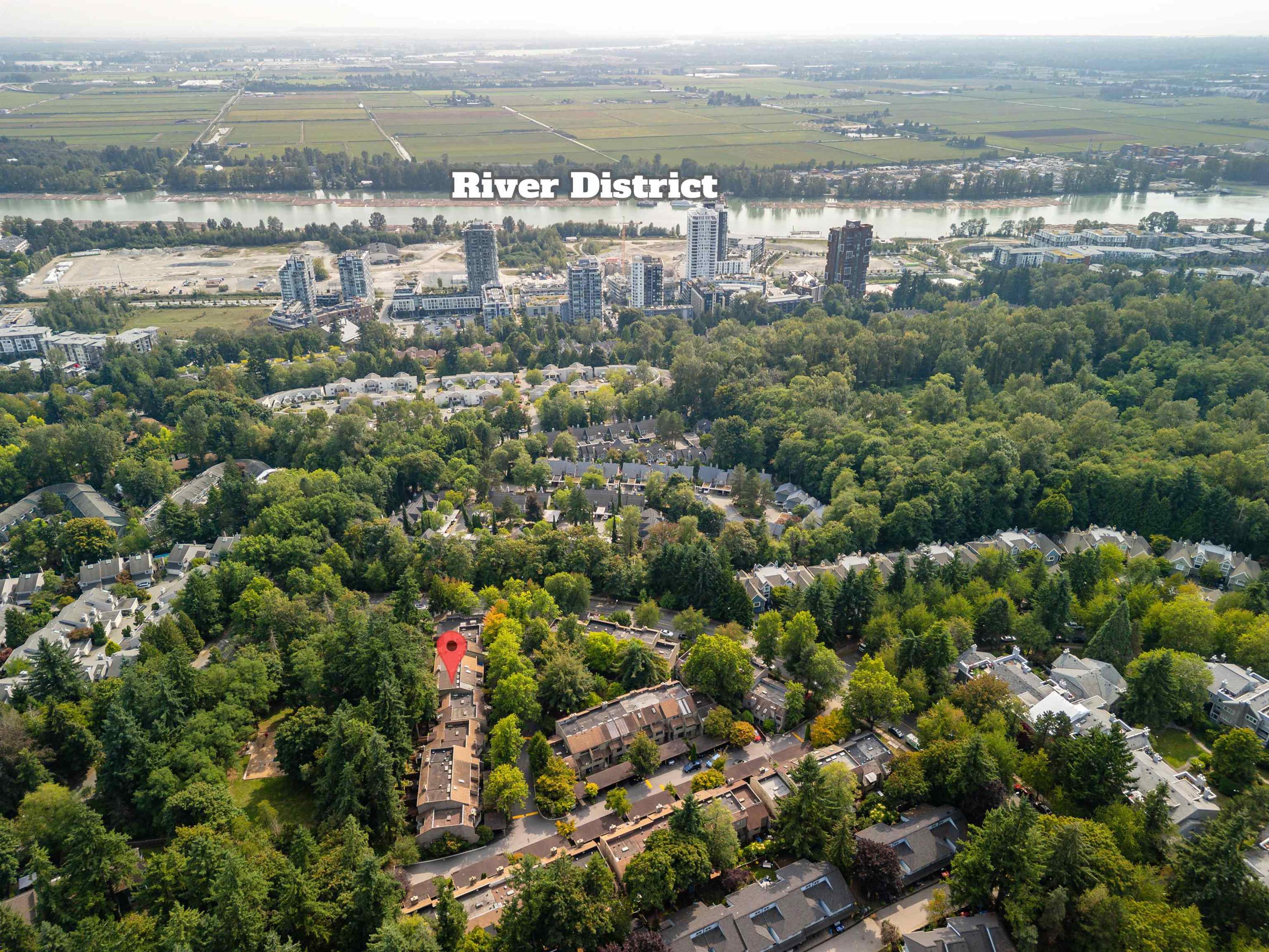 8144 Riel Place, Vancouver - Exteriors - Full Complex View, Drone/Aerial View, Marked/Pin - Photo 9