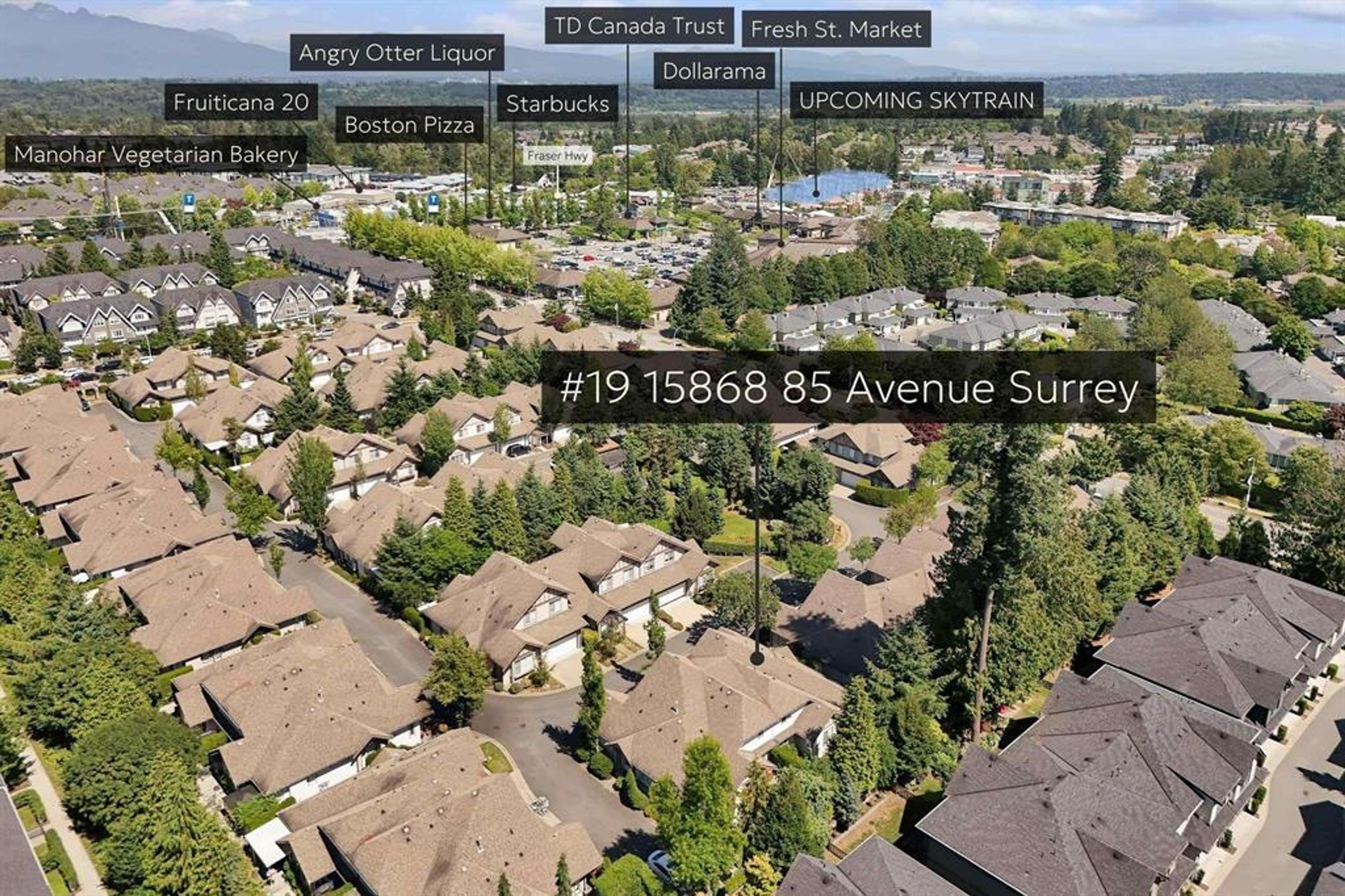 15868 85 Avenue, Surrey - Exteriors - Full Complex View, Drone/Aerial View, Marked/Pin - Photo 6