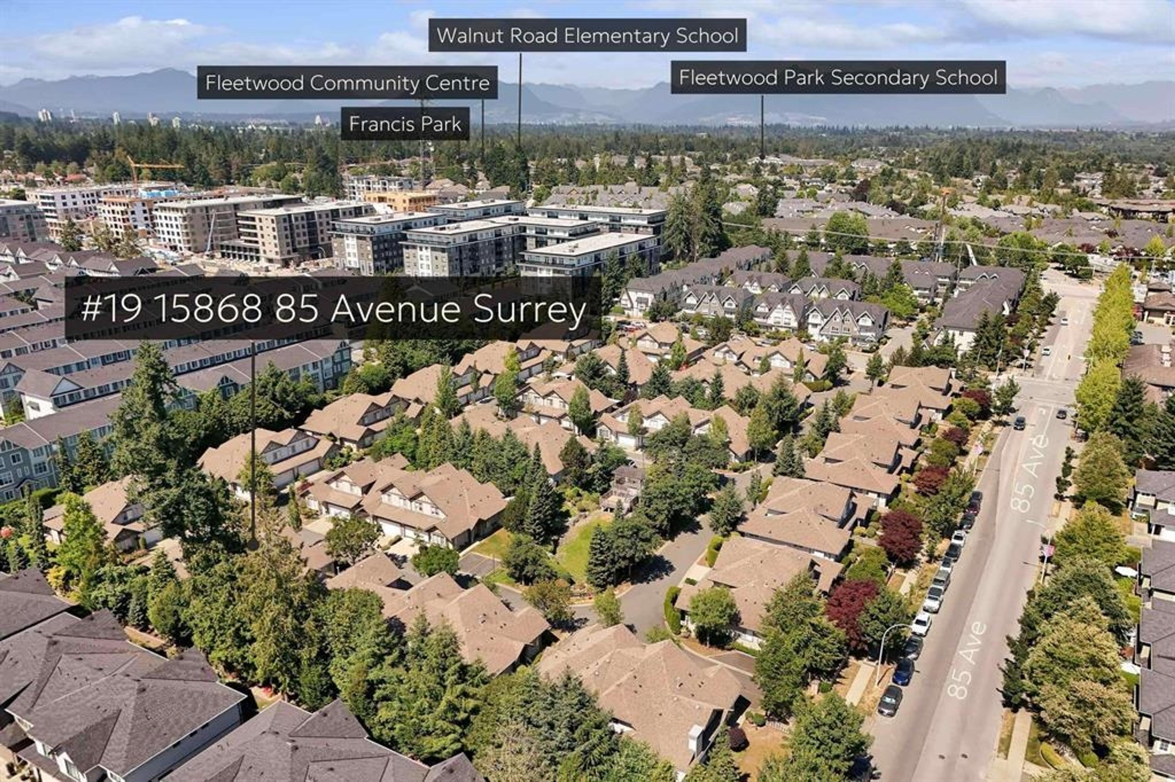 15868 85 Avenue, Surrey - Exteriors - Full Complex View, Drone/Aerial View, Marked/Pin - Photo 8
