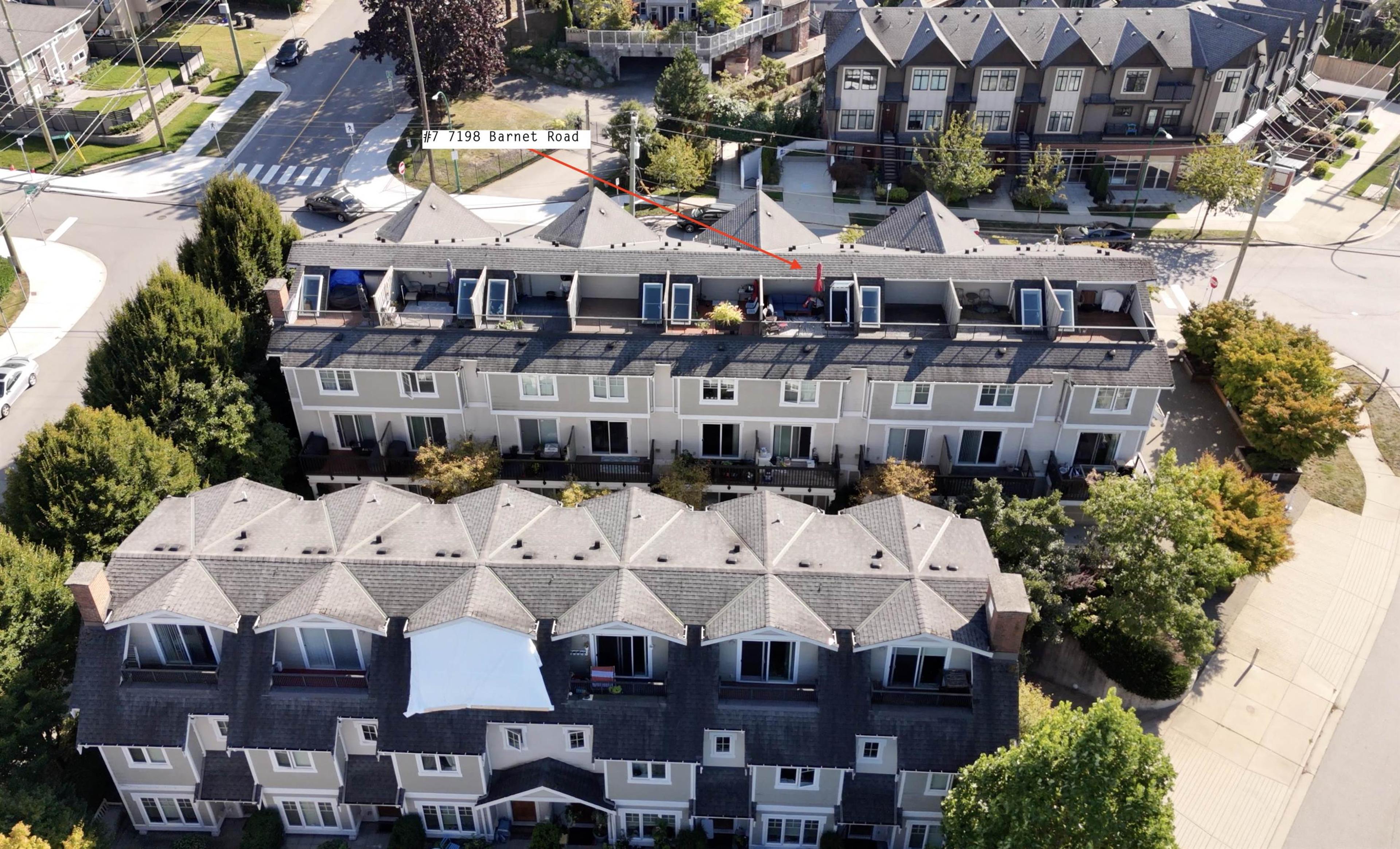 7198 Barnet Road, Burnaby - Exteriors - Full Complex View, Drone/Aerial View, Marked/Pin - Photo 3