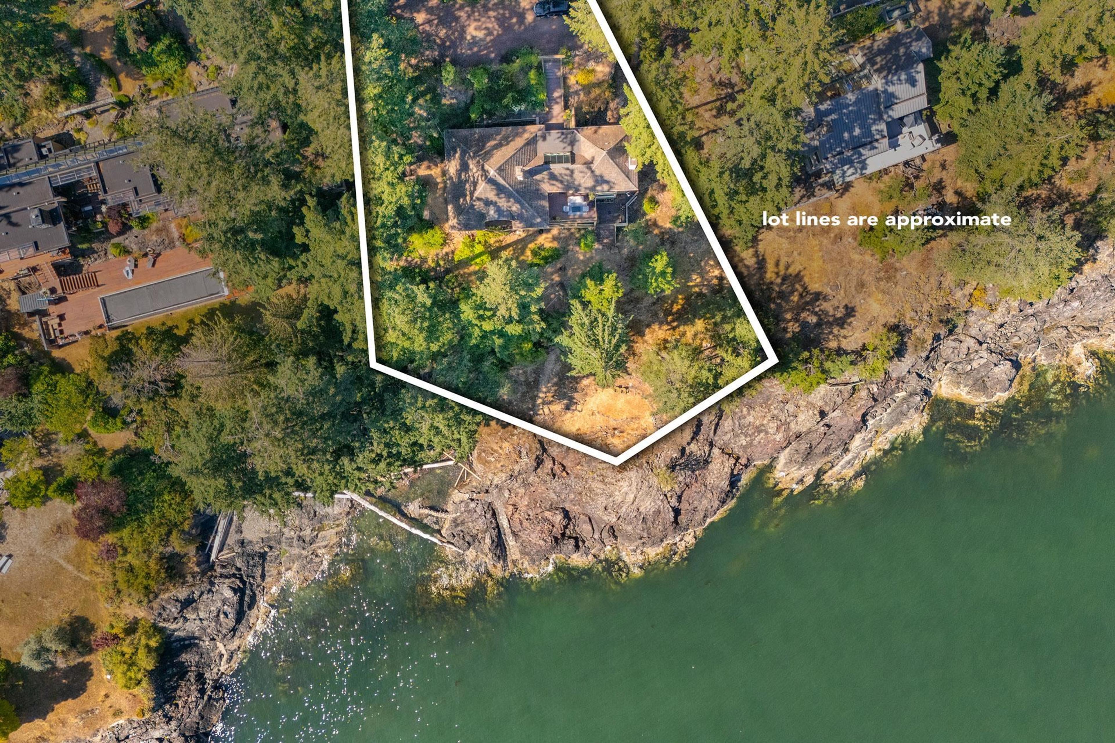 1251 Fairweather Road, Bowen Island - Exteriors - Drone/Aerial View, Marked/Pin - Photo 5