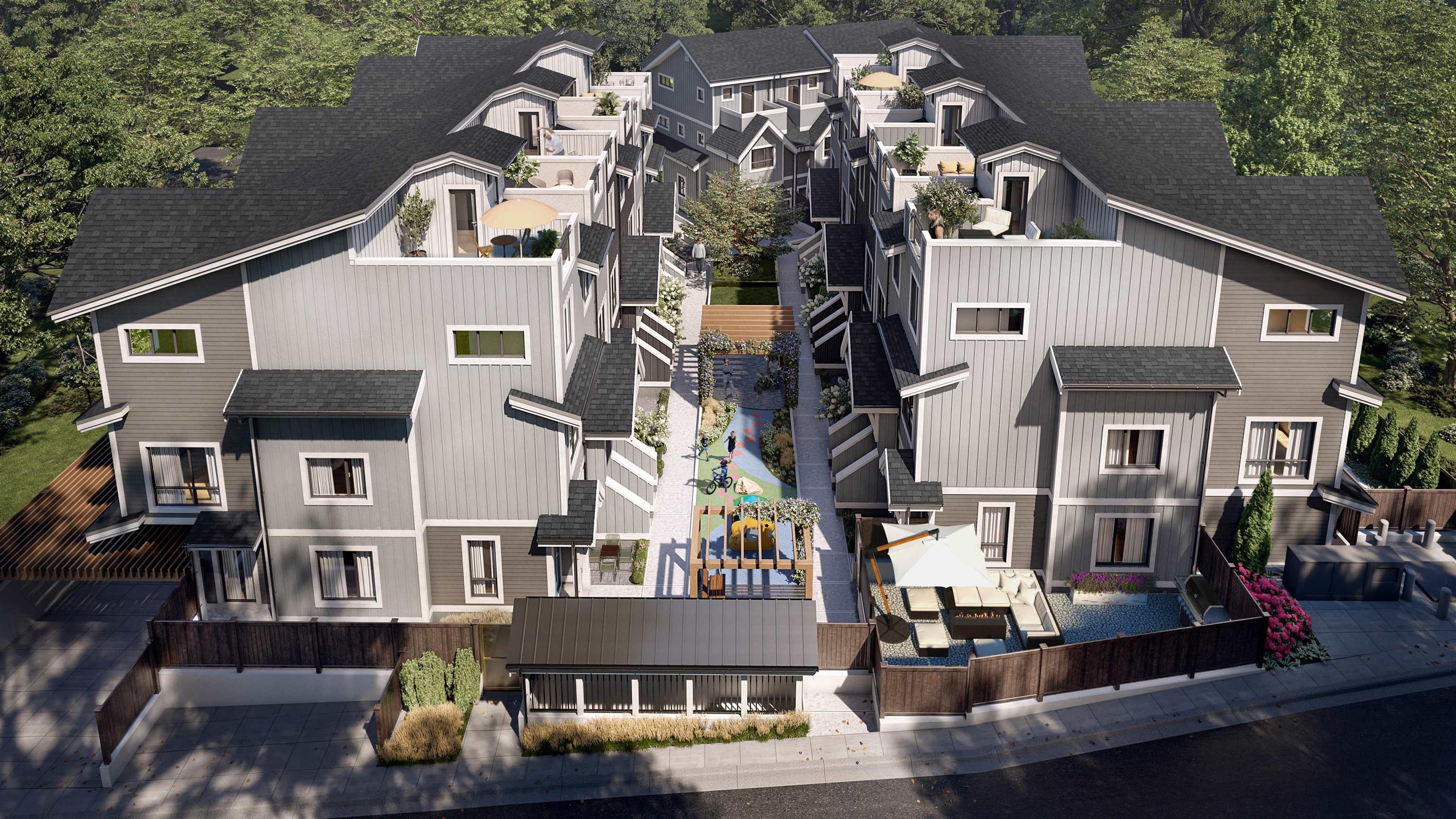 728 Lea Avenue, Coquitlam - Exteriors - Full Complex View, Drone/Aerial View - Photo 2